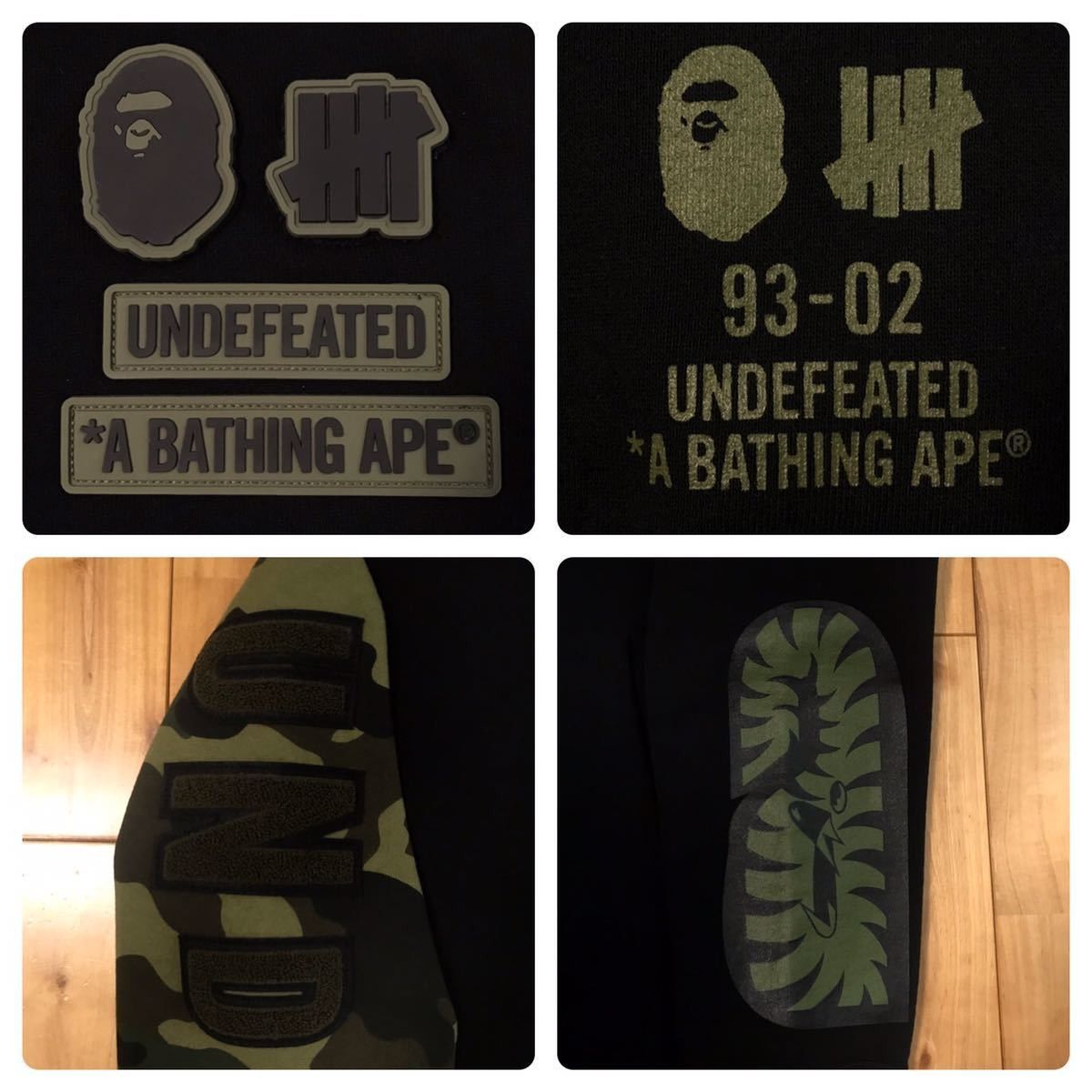 Bape × Undefeated BAPE × undefeated shark full zip hoodie ape woodland camo Size US S / EU 44-46 / 1 - 7 Thumbnail