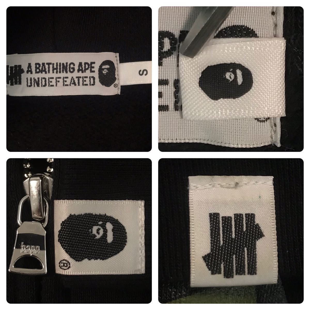 Bape × Undefeated BAPE × undefeated shark full zip hoodie ape woodland camo Size US S / EU 44-46 / 1 - 8 Thumbnail