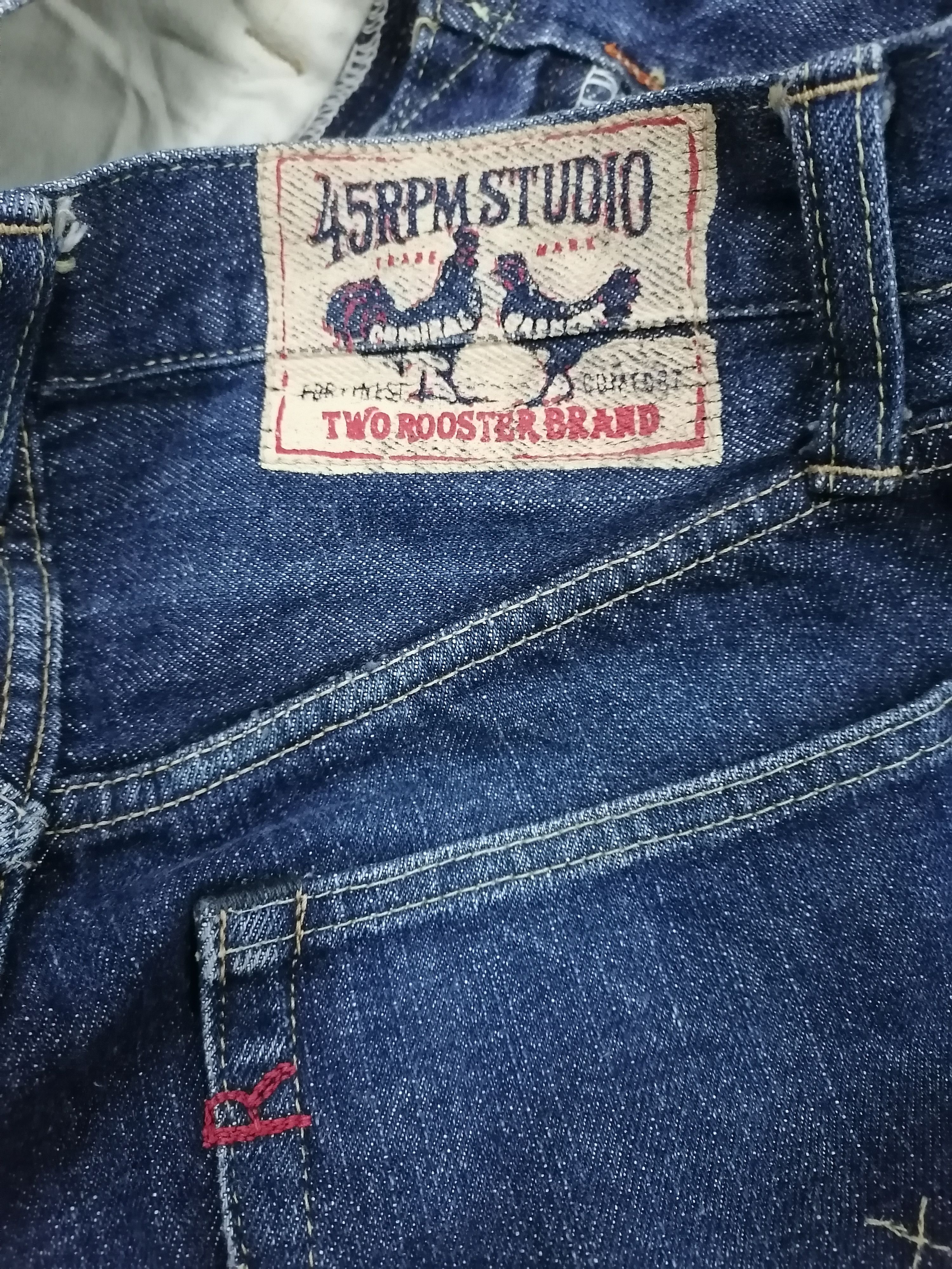 45rpm × Japanese Brand Made In Japan Two Rooster Brand 45rpm Studio Denim Pant Size US 26 / EU 42 - 6 Thumbnail