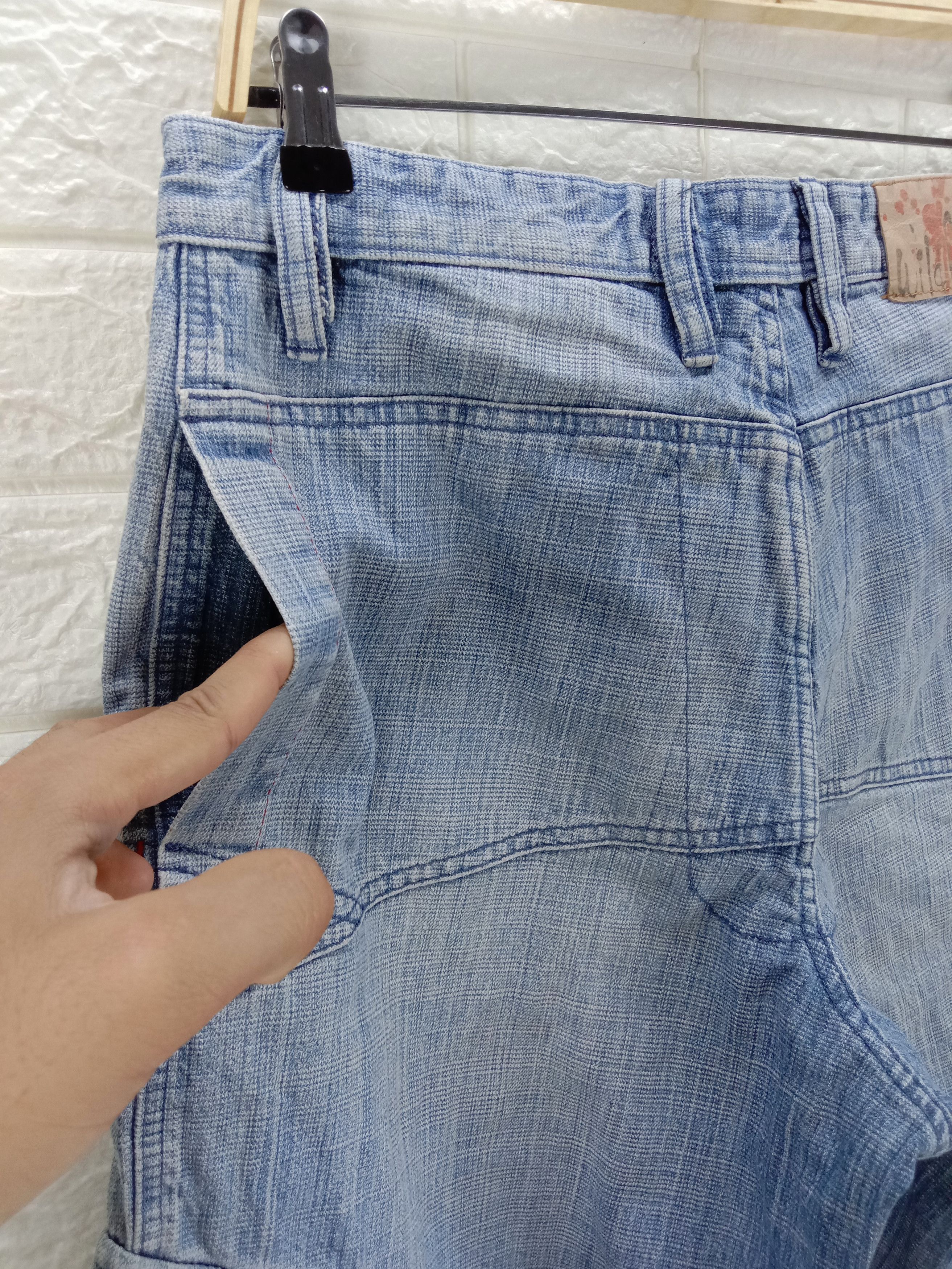 Japanese Brand Vintage Japanese Wild Channel Multi Pocket Baggy Jeans Size US 32 / EU 48 - 14 Thumbnail