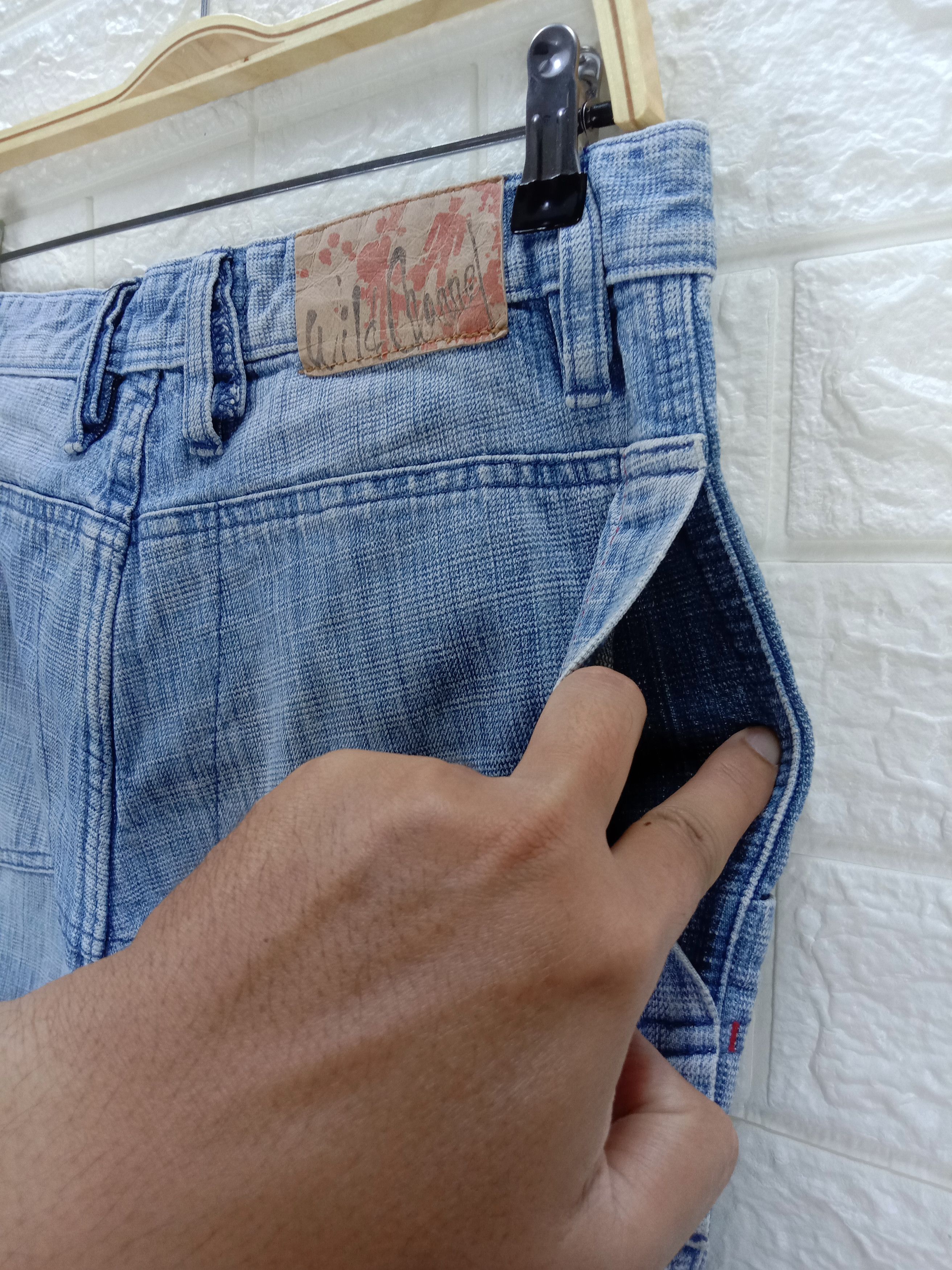 Japanese Brand Vintage Japanese Wild Channel Multi Pocket Baggy Jeans Size US 32 / EU 48 - 13 Thumbnail