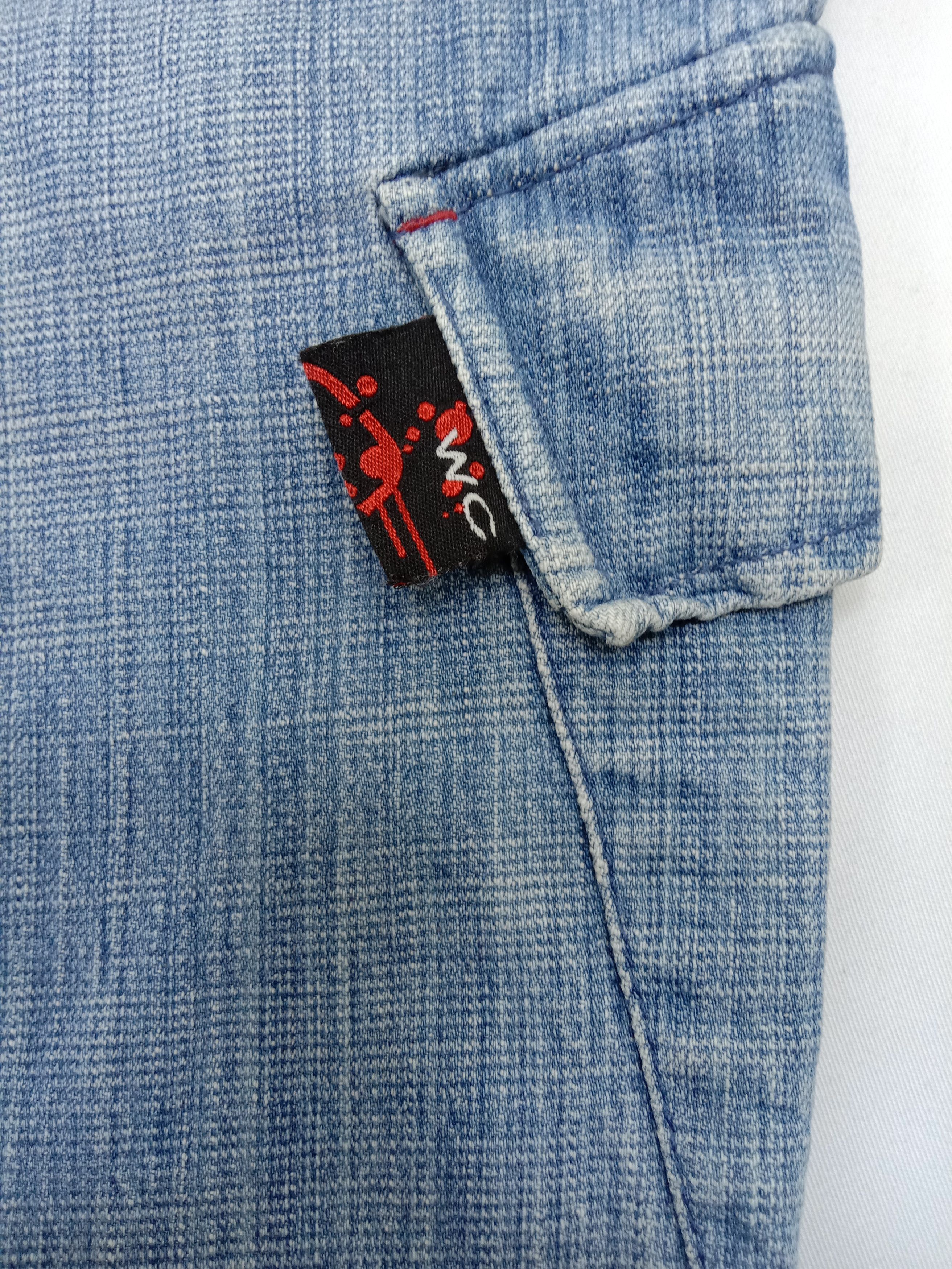 Japanese Brand Vintage Japanese Wild Channel Multi Pocket Baggy Jeans Size US 32 / EU 48 - 15 Thumbnail