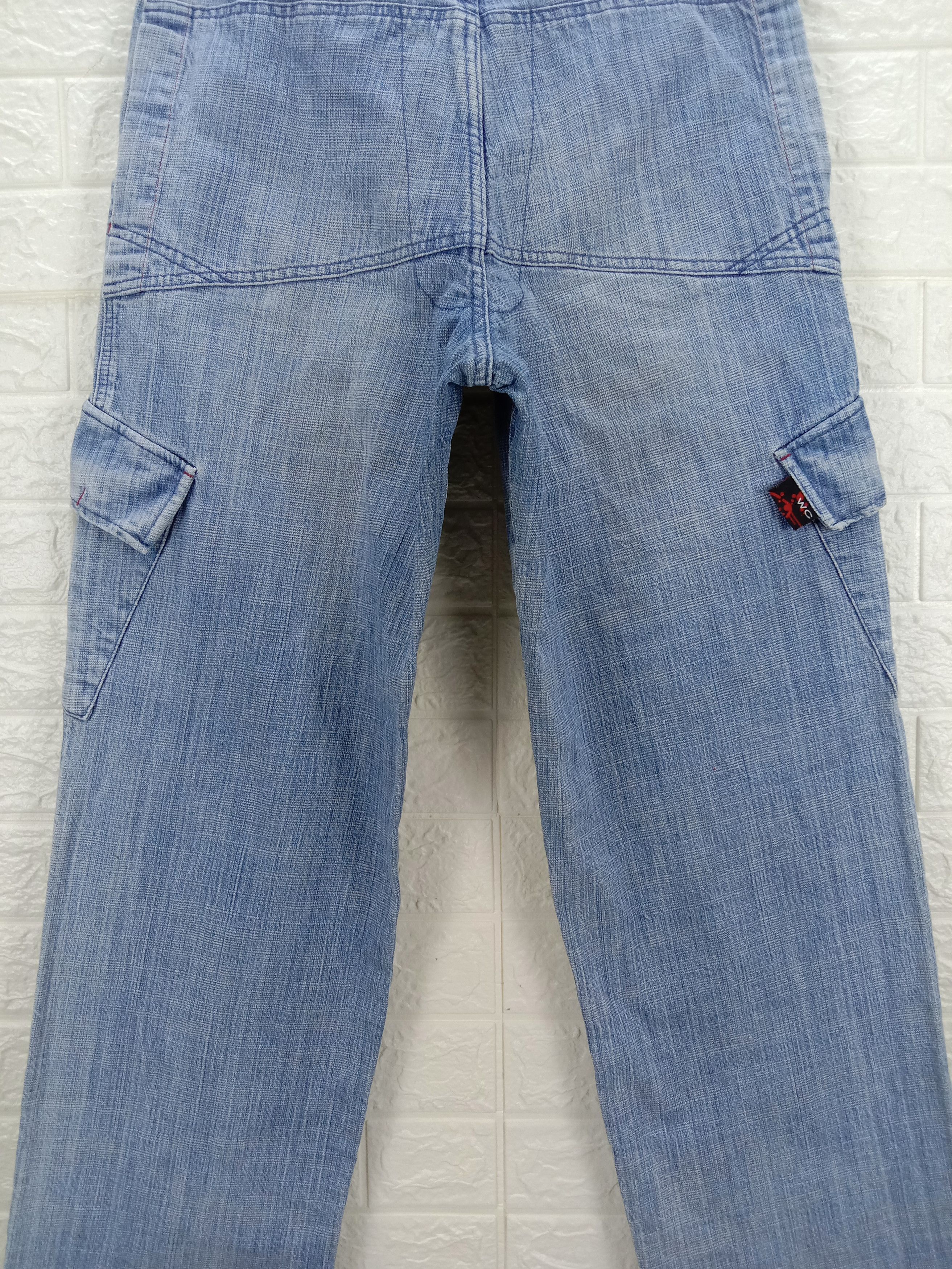 Japanese Brand Vintage Japanese Wild Channel Multi Pocket Baggy Jeans Size US 32 / EU 48 - 7 Thumbnail