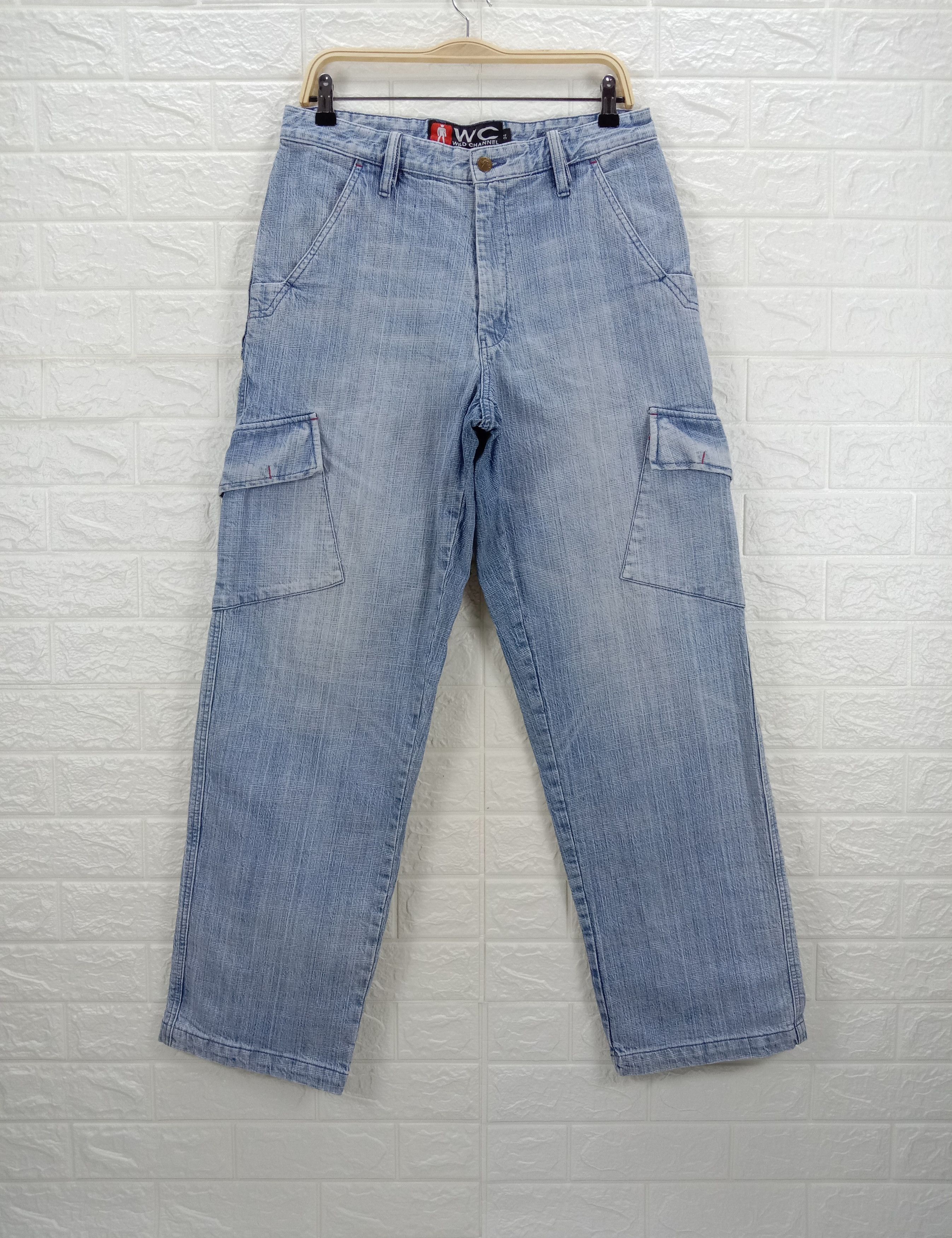 Japanese Brand Vintage Japanese Wild Channel Multi Pocket Baggy Jeans Size US 32 / EU 48 - 1 Thumbnail