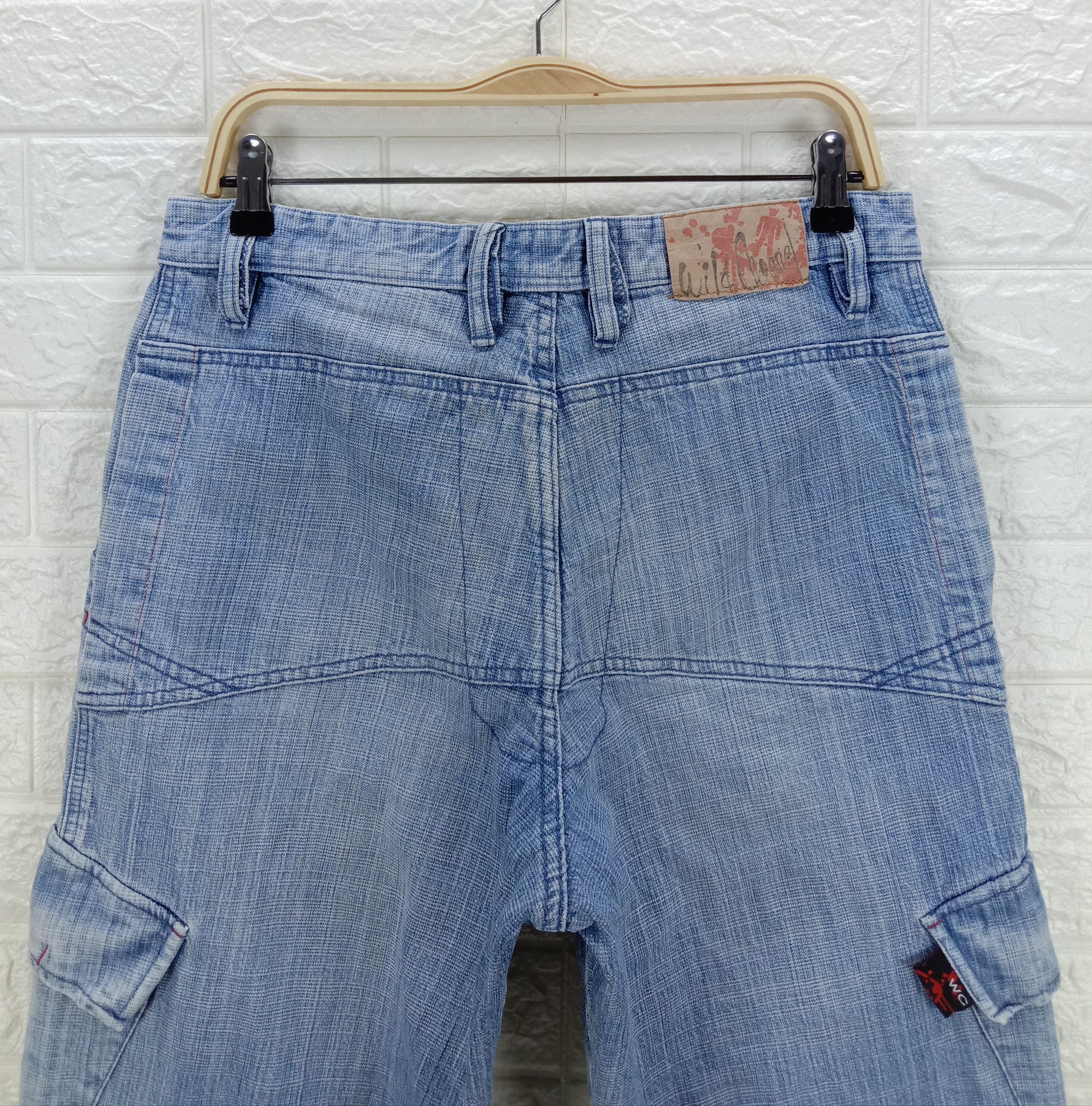 Japanese Brand Vintage Japanese Wild Channel Multi Pocket Baggy Jeans Size US 32 / EU 48 - 6 Thumbnail