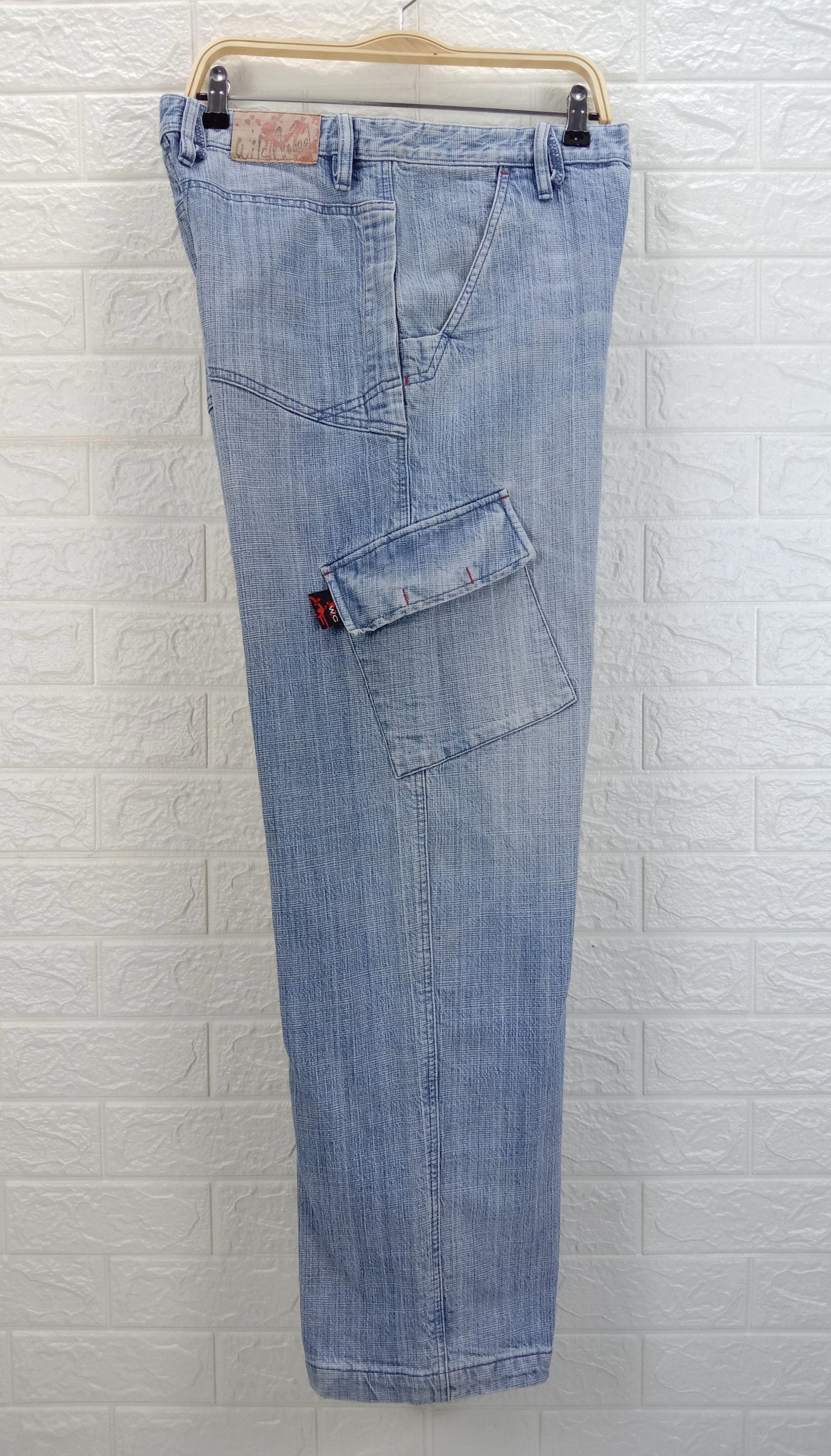 Japanese Brand Vintage Japanese Wild Channel Multi Pocket Baggy Jeans Size US 32 / EU 48 - 9 Thumbnail
