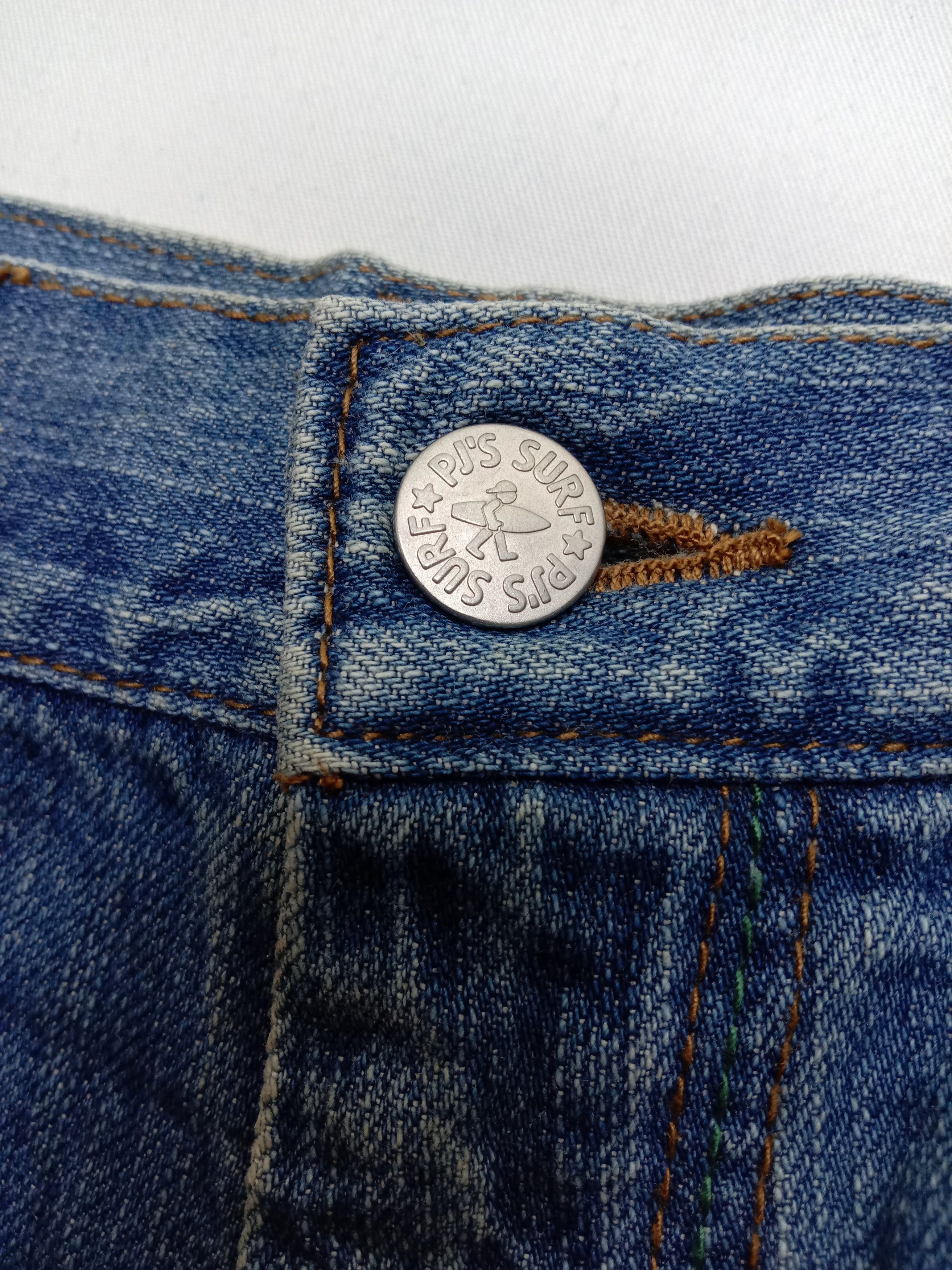 Japanese Brand Baggy Jeans PJ's Surf Wide Mutipocket Cargo Denim Size US 30 / EU 46 - 11 Thumbnail