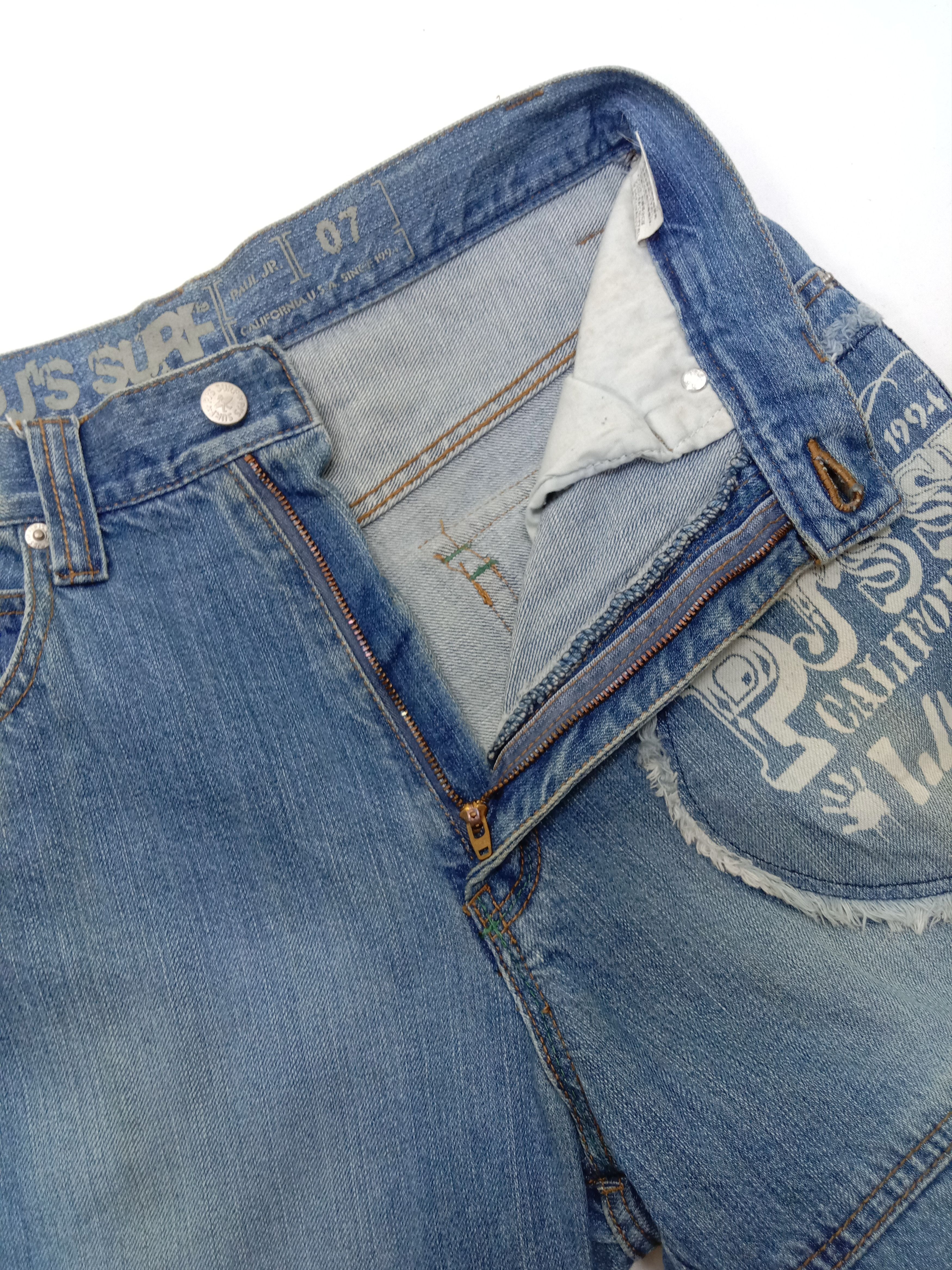 Japanese Brand Baggy Jeans PJ's Surf Wide Mutipocket Cargo Denim Size US 30 / EU 46 - 12 Thumbnail