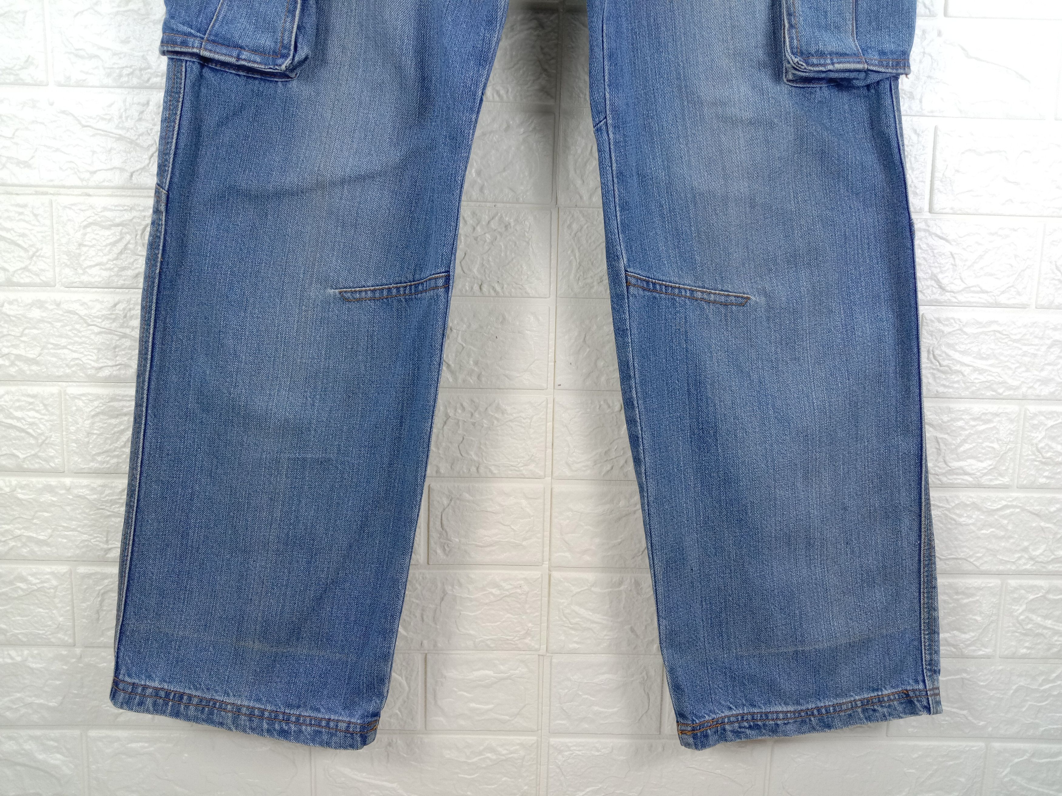 Japanese Brand Baggy Jeans PJ's Surf Wide Mutipocket Cargo Denim Size US 30 / EU 46 - 4 Thumbnail