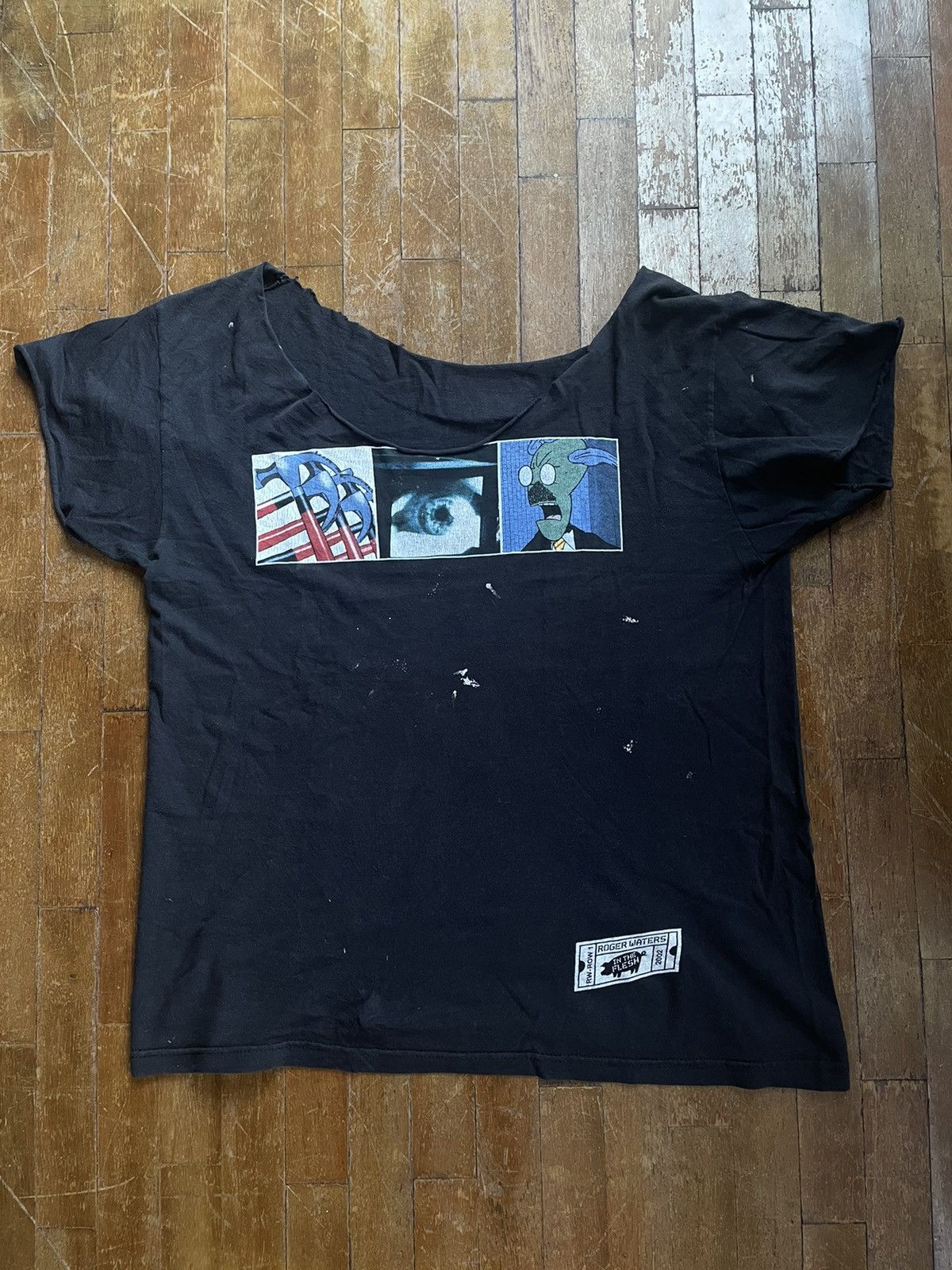 Band Tees × Vintage Vintage Roger Waters in The Flash Tour DY1 Size US L / EU 52-54 / 3 - 1 Thumbnail