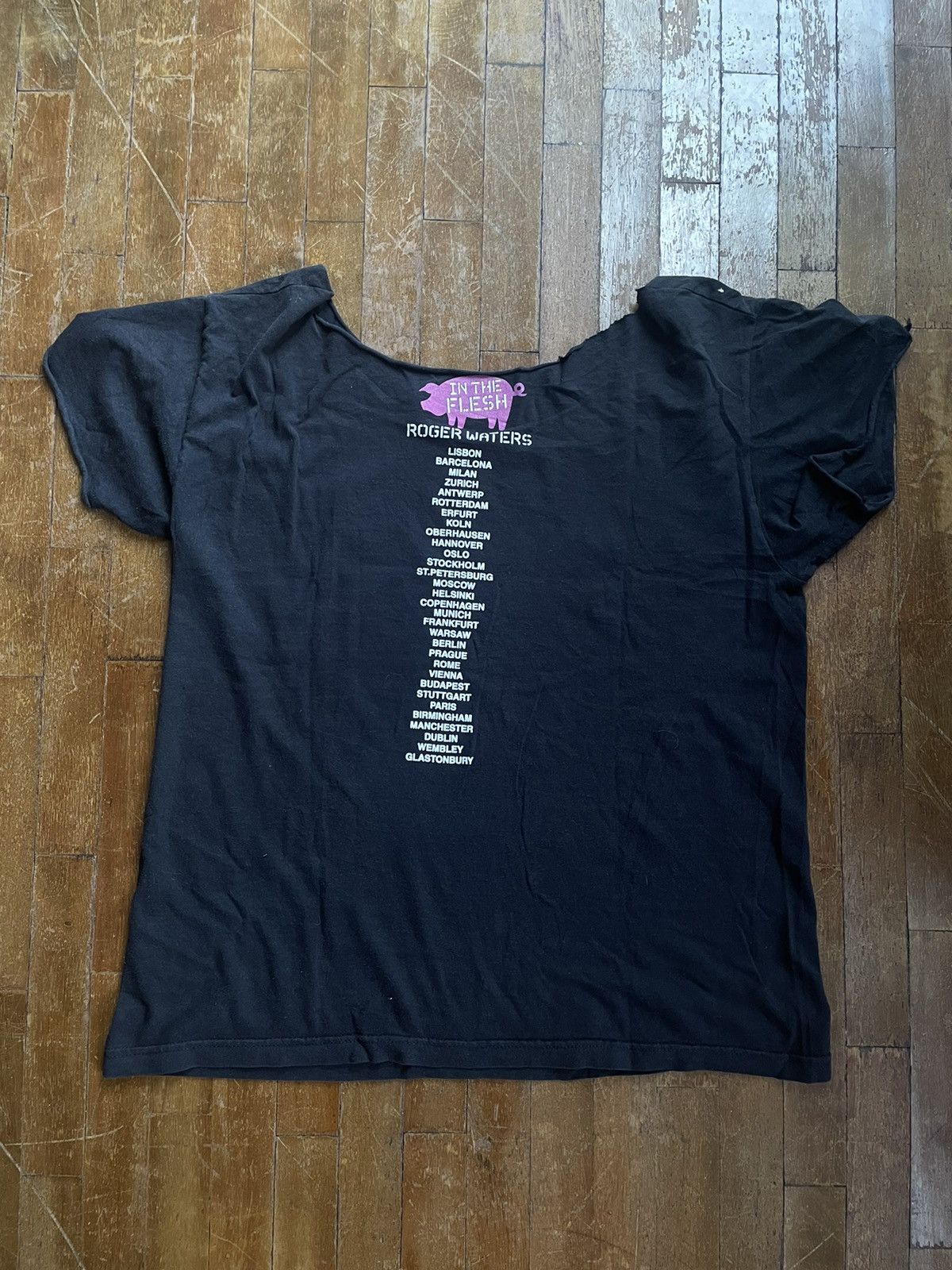 Band Tees × Vintage Vintage Roger Waters in The Flash Tour DY1 Size US L / EU 52-54 / 3 - 4 Thumbnail