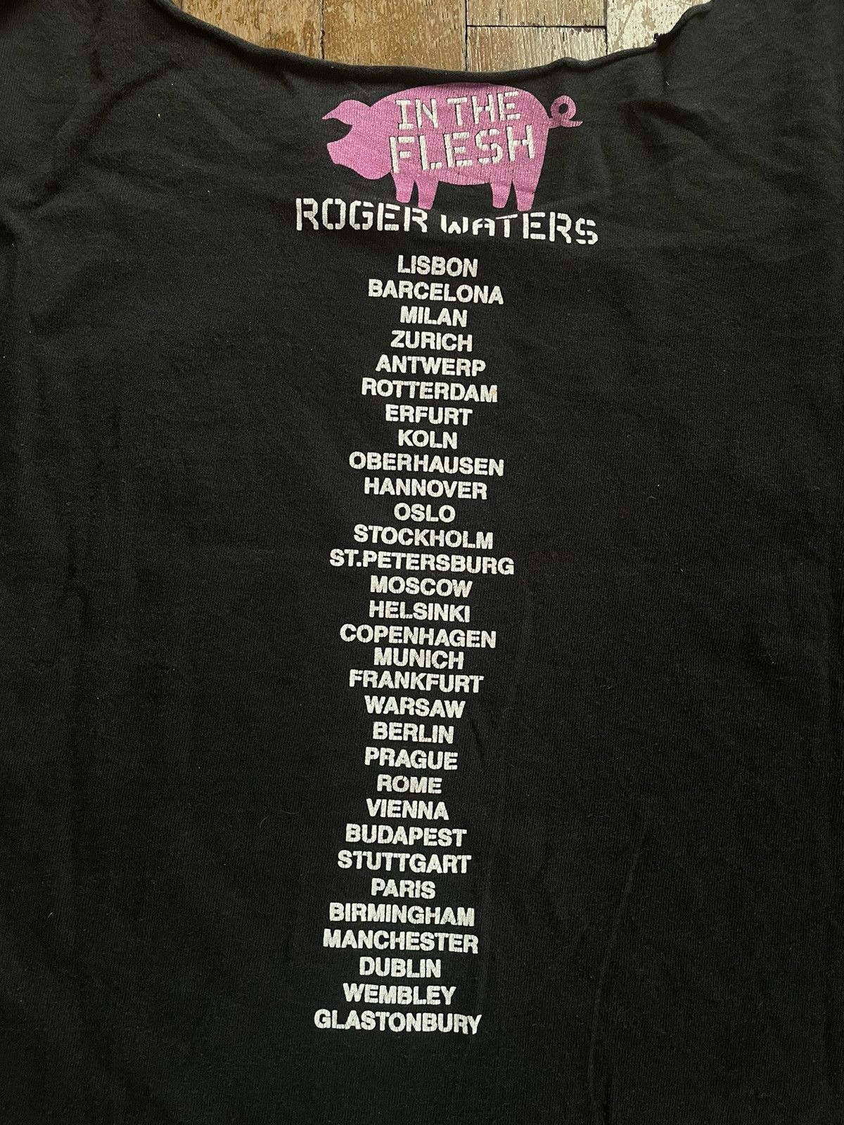 Band Tees × Vintage Vintage Roger Waters in The Flash Tour DY1 Size US L / EU 52-54 / 3 - 3 Thumbnail