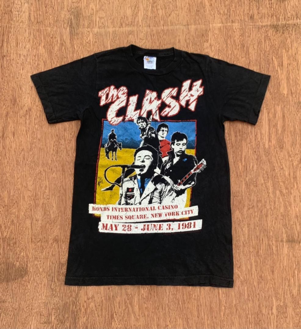 Band Tees × Vintage Vintage The Clash Size US S / EU 44-46 / 1 - 1 Thumbnail