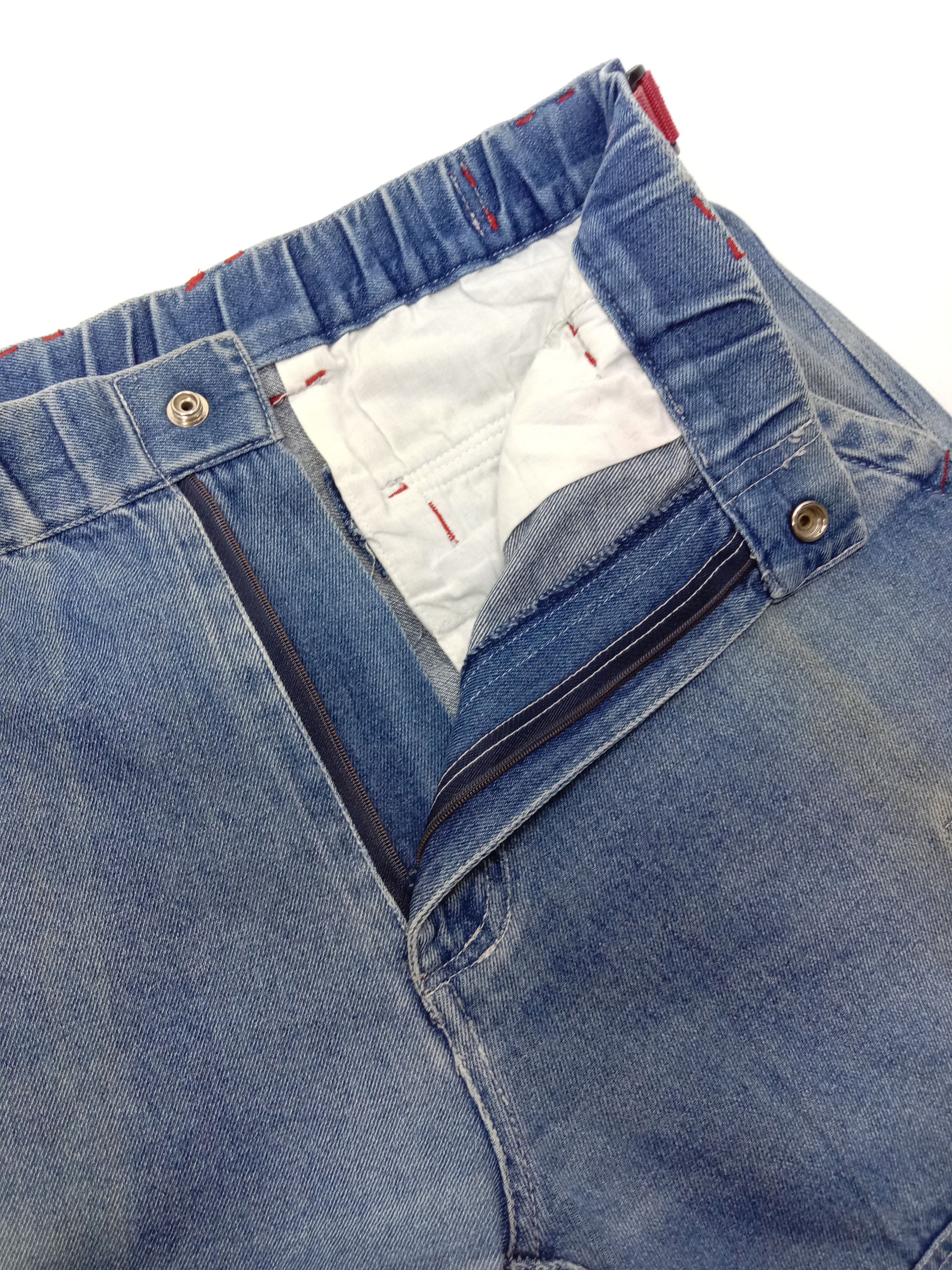 Japanese Brand Vintage Japanese Wide Multi Pocket Cargo Baggy Jeans Size US 32 / EU 48 - 11 Thumbnail