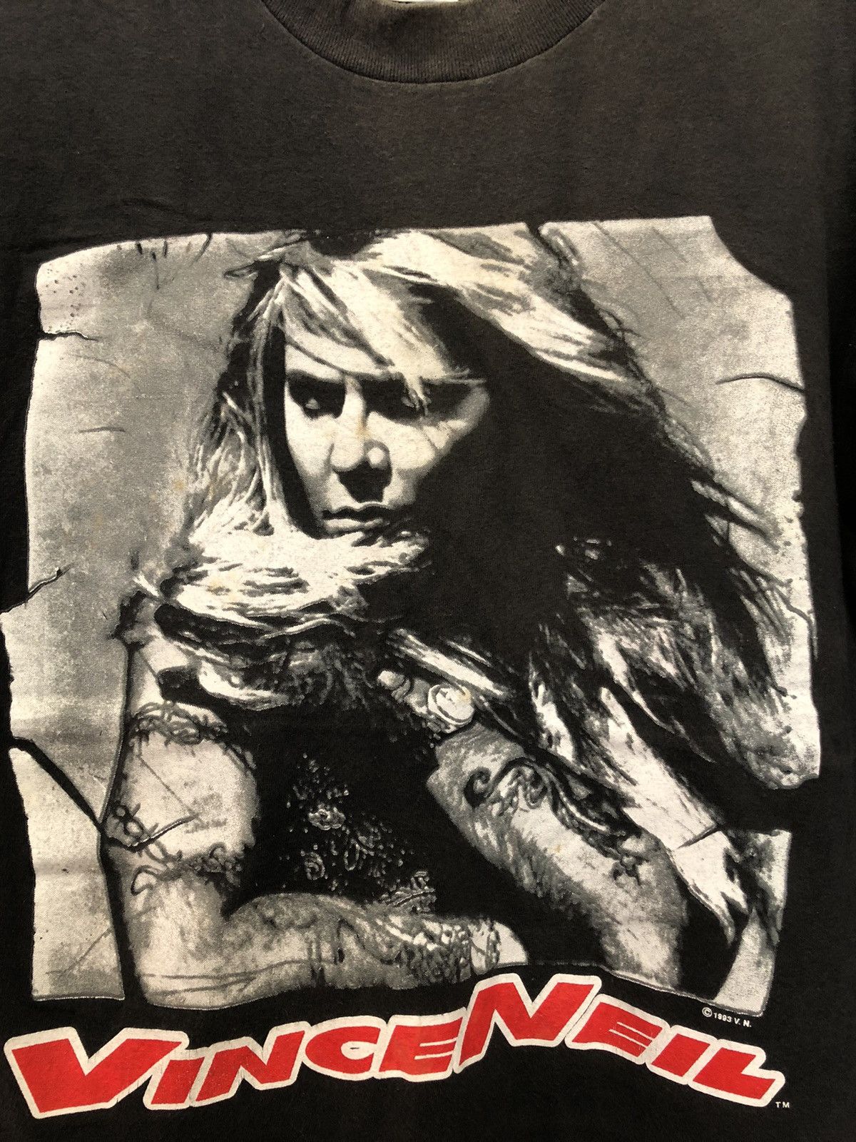 Vintage Vintage 90s Vince Neil JAPAN TOUR Size US L / EU 52-54 / 3 - 2 Thumbnail
