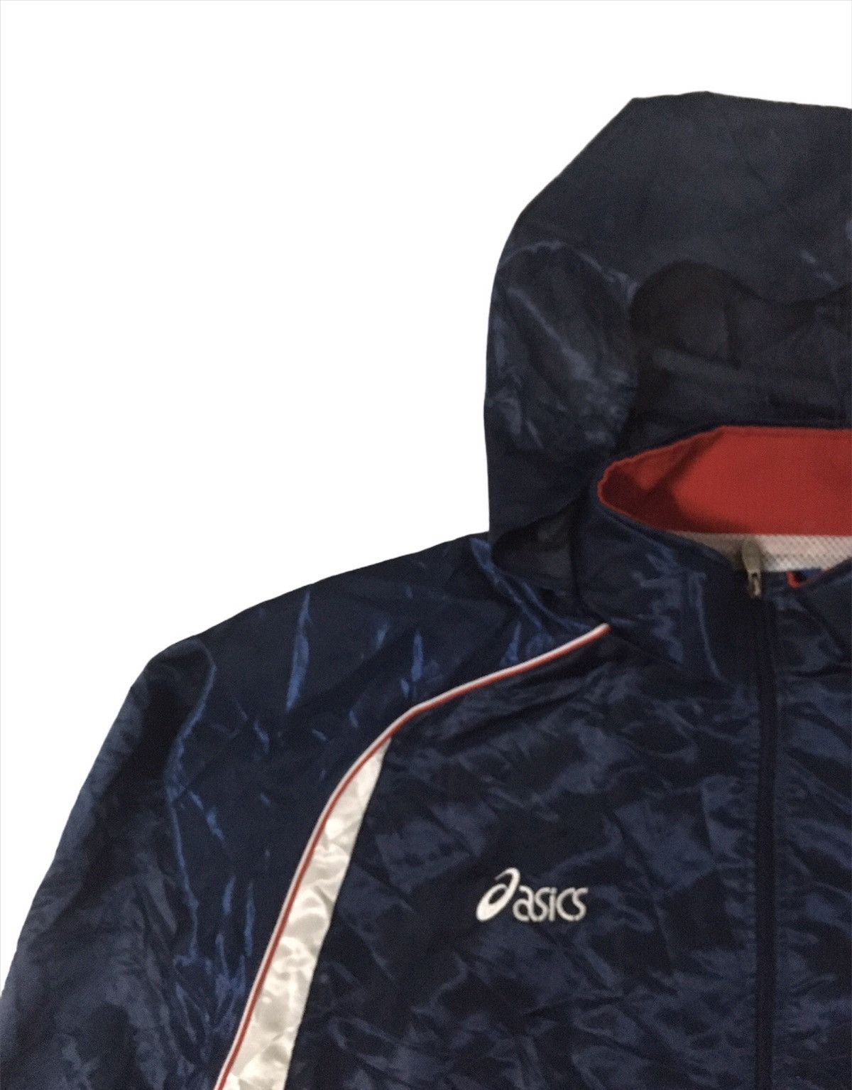 Asics × Japanese Brand 🔥Asics Windbreaker Sport Jacket With Hoodies Size US L / EU 52-54 / 3 - 5 Thumbnail