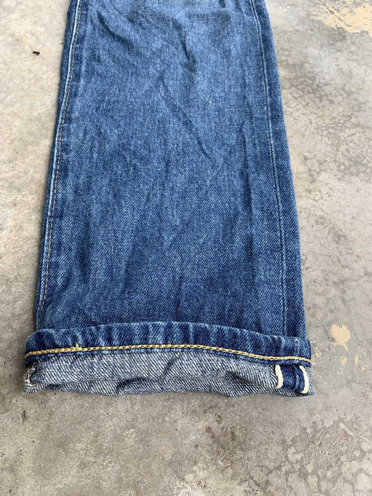 Edwin MadeInjapan Edwin Distressed Selvedge Slim Fit Denim Pant Size US 32 / EU 48 - 5 Thumbnail