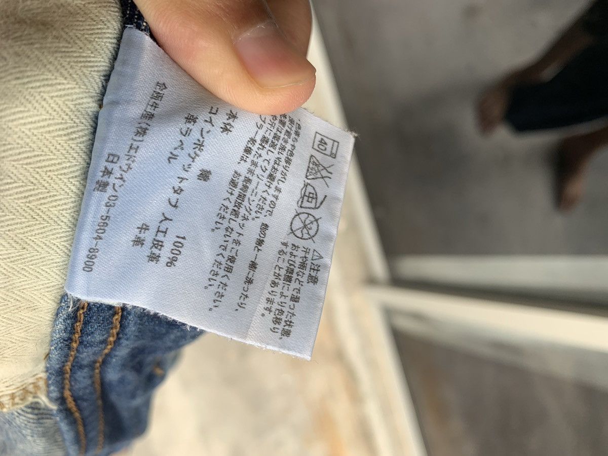 Edwin MadeInjapan Edwin Distressed Selvedge Slim Fit Denim Pant Size US 32 / EU 48 - 10 Thumbnail
