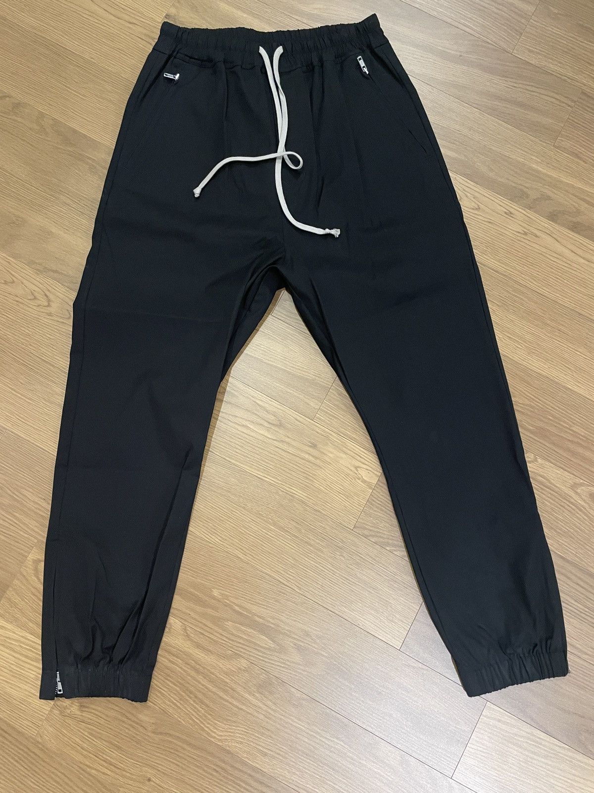 image of Rick Owens Rick Ownens Babel Ss 19 Black Pants, Men's (Size 38)