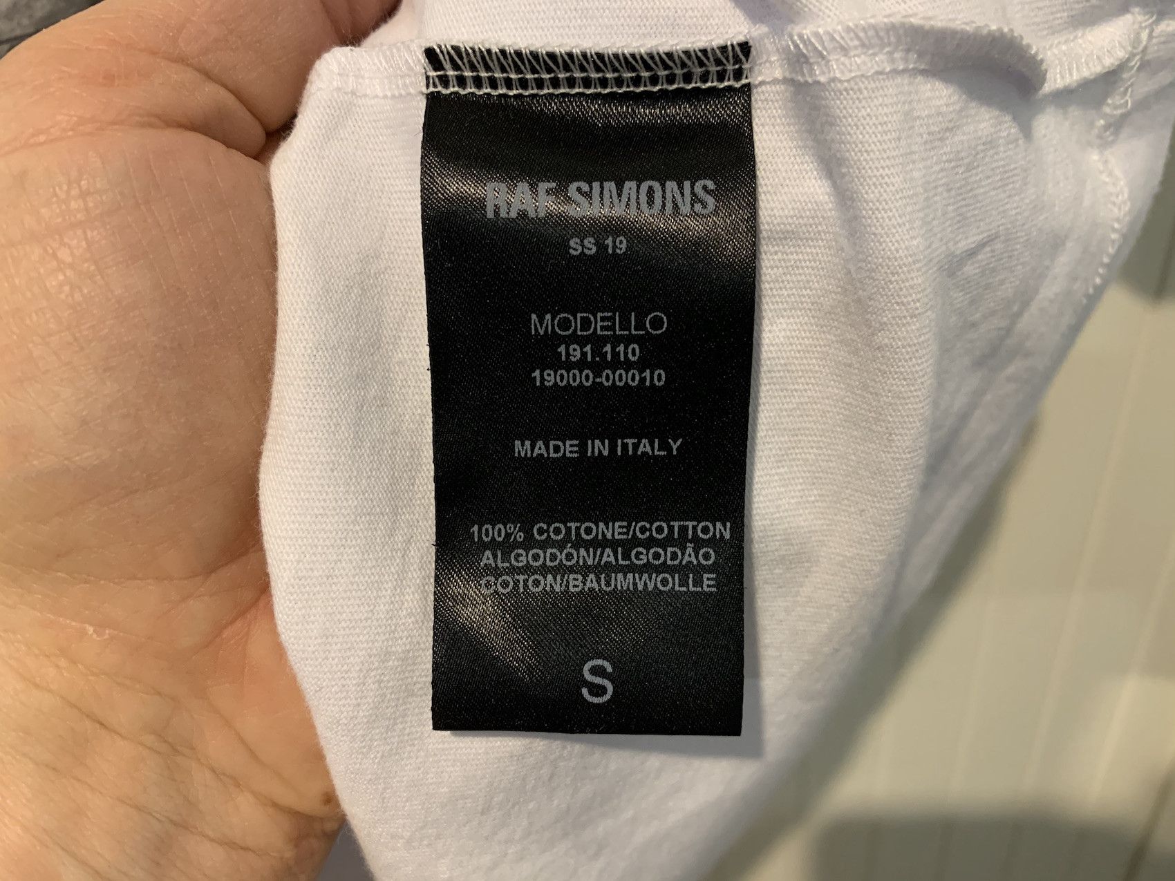 Raf Simons SS'19 T-shirt Couple Size US S / EU 44-46 / 1 - 4 Thumbnail