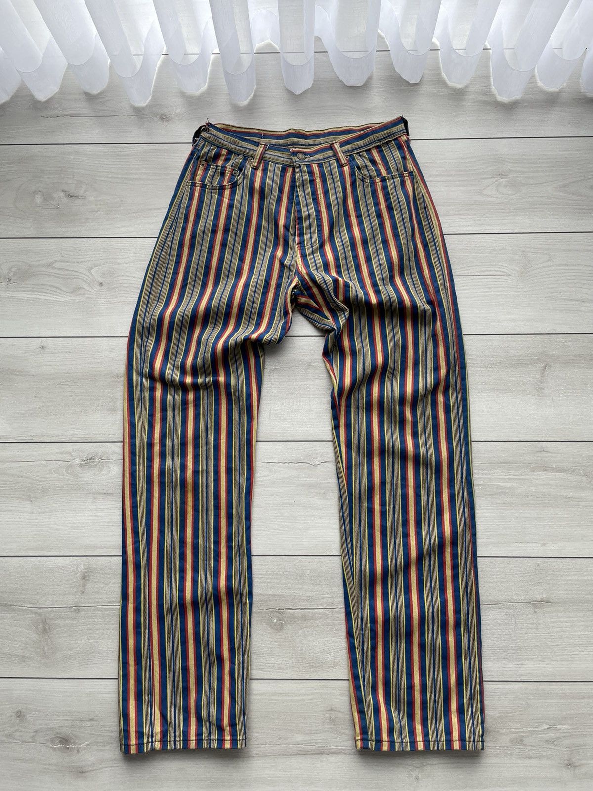 Vintage Vintage Rare English multicoloured pants Size US 30 / EU 46 - 1 Thumbnail