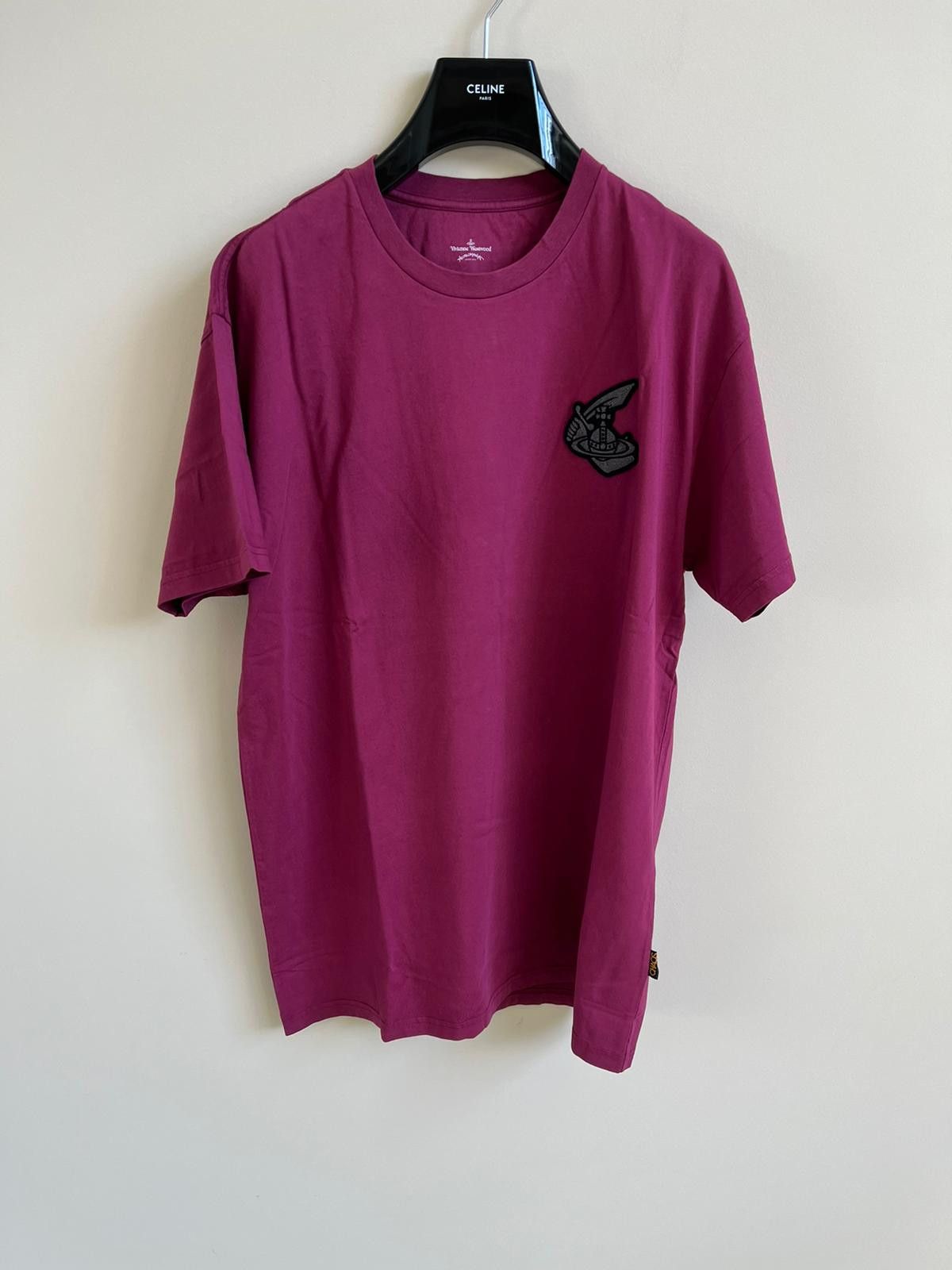 image of Vivienne Westwood T-Shirt In Burgundy in Burgandy, Men's (Size 2XL)