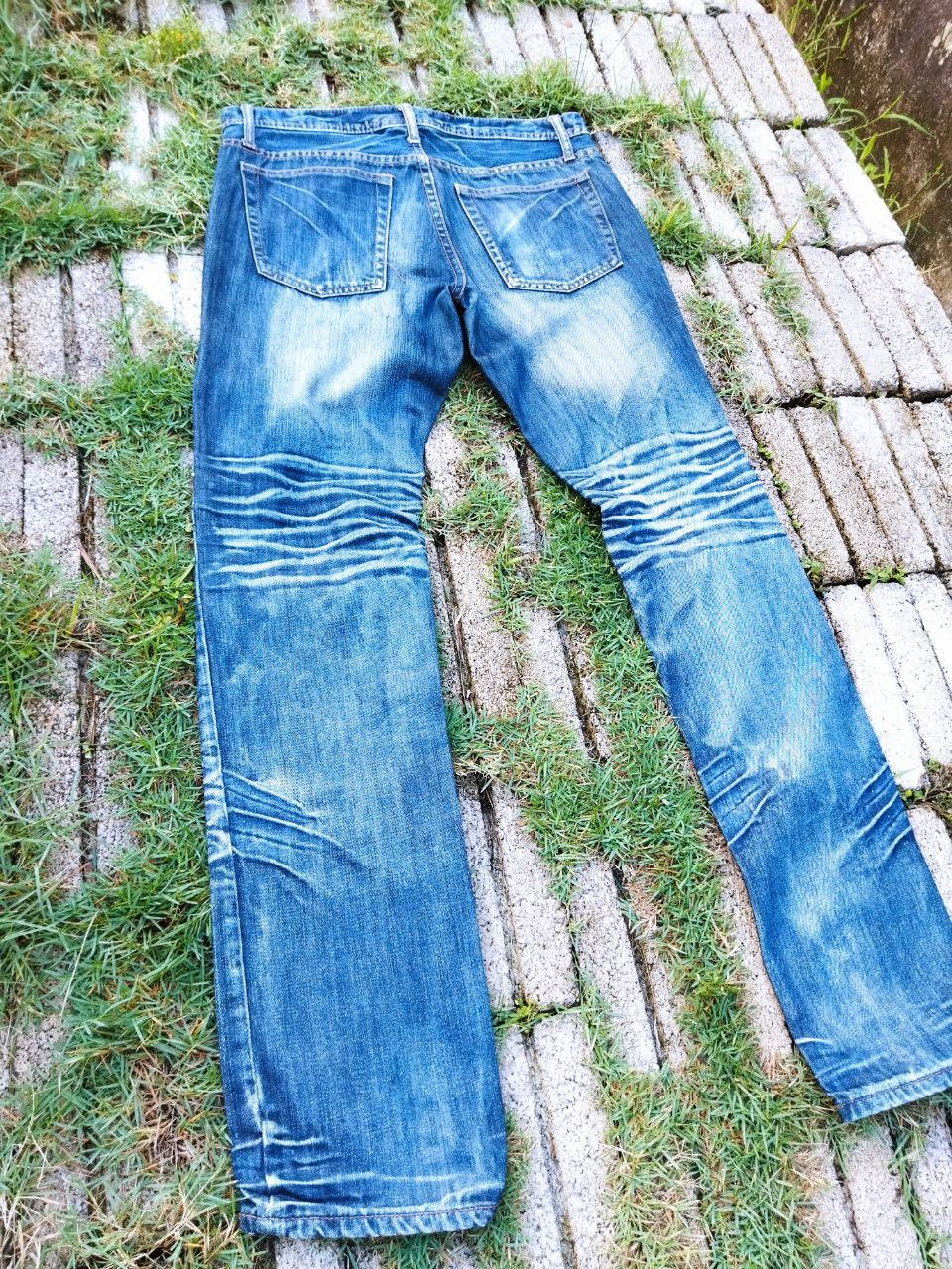 If Six Was Nine Vintage Rupert Edge Distressed Jeans Size US 33 - 12 Thumbnail