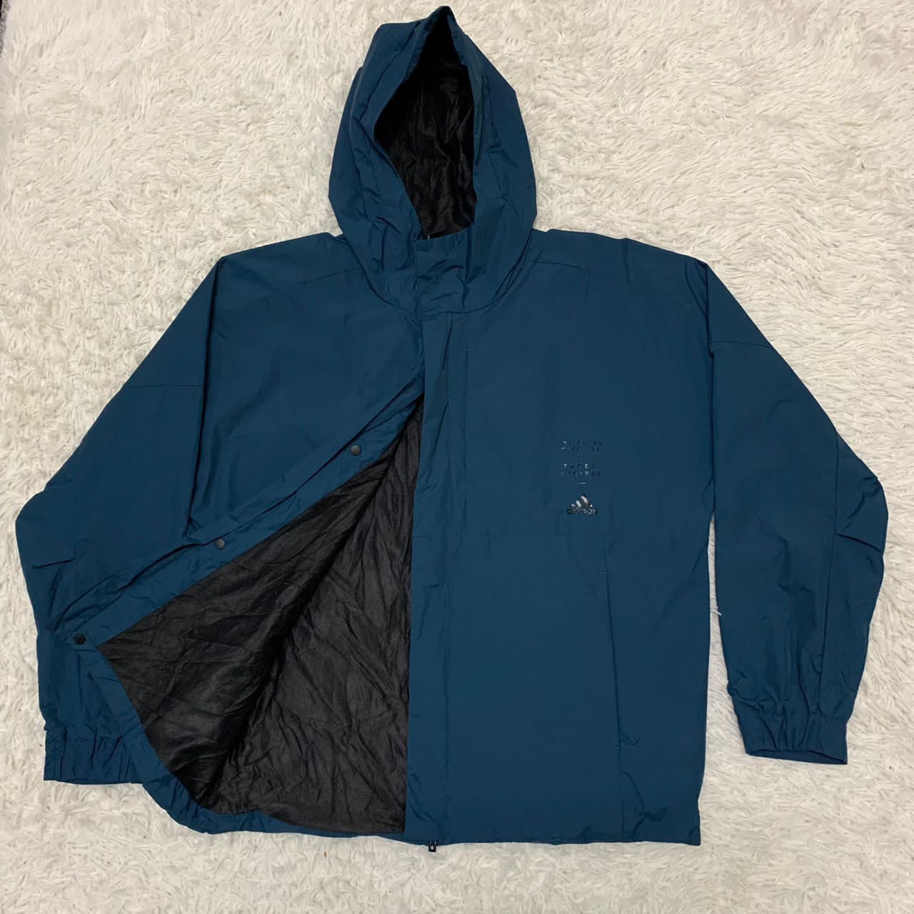 Adidas Adidas shell 100% nylon jacket Size US L / EU 52-54 / 3 - 3 Thumbnail