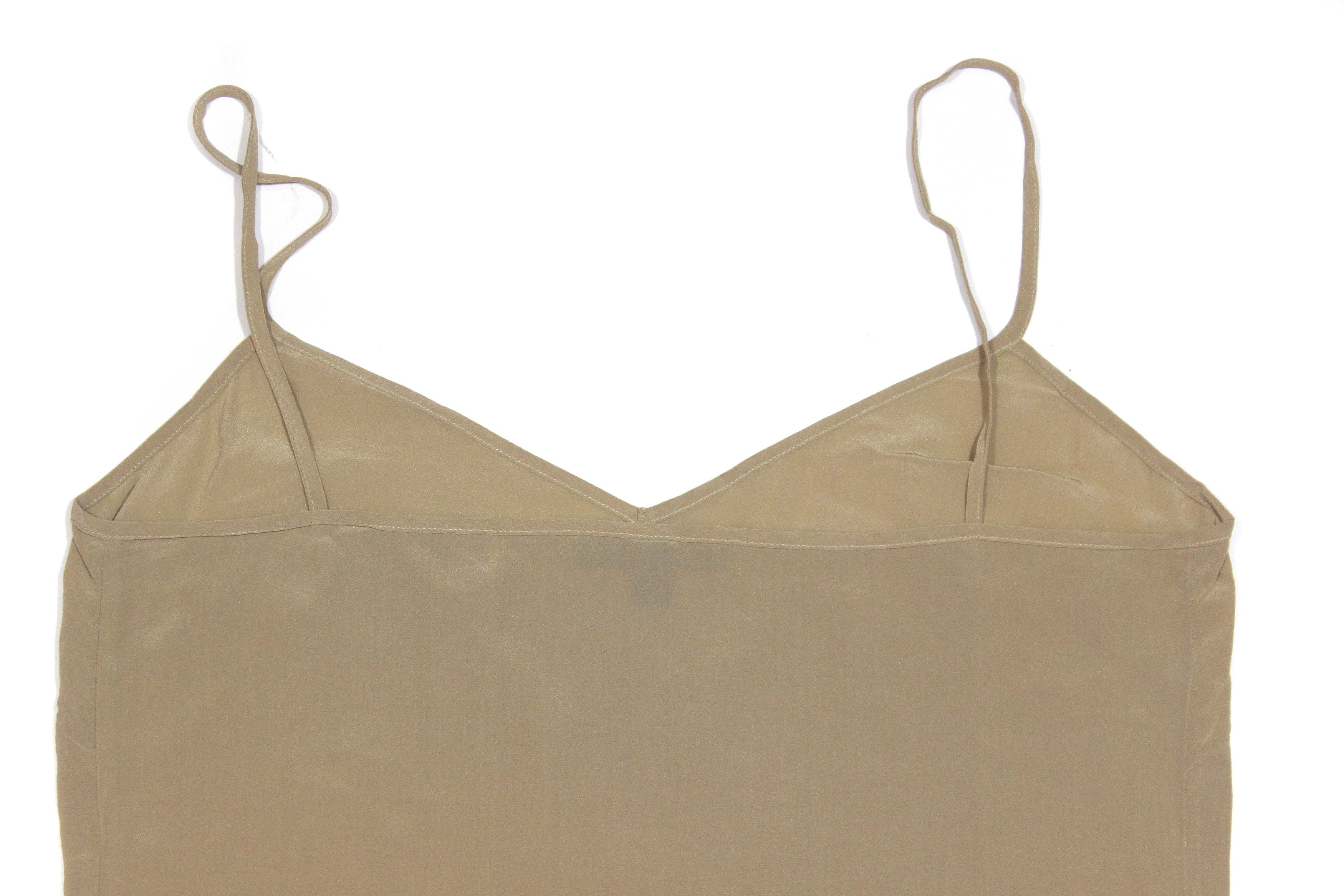 Burberry Prorsum Golden Silk Tank Top Size M / US 6-8 / IT 42-44 - 4 Thumbnail