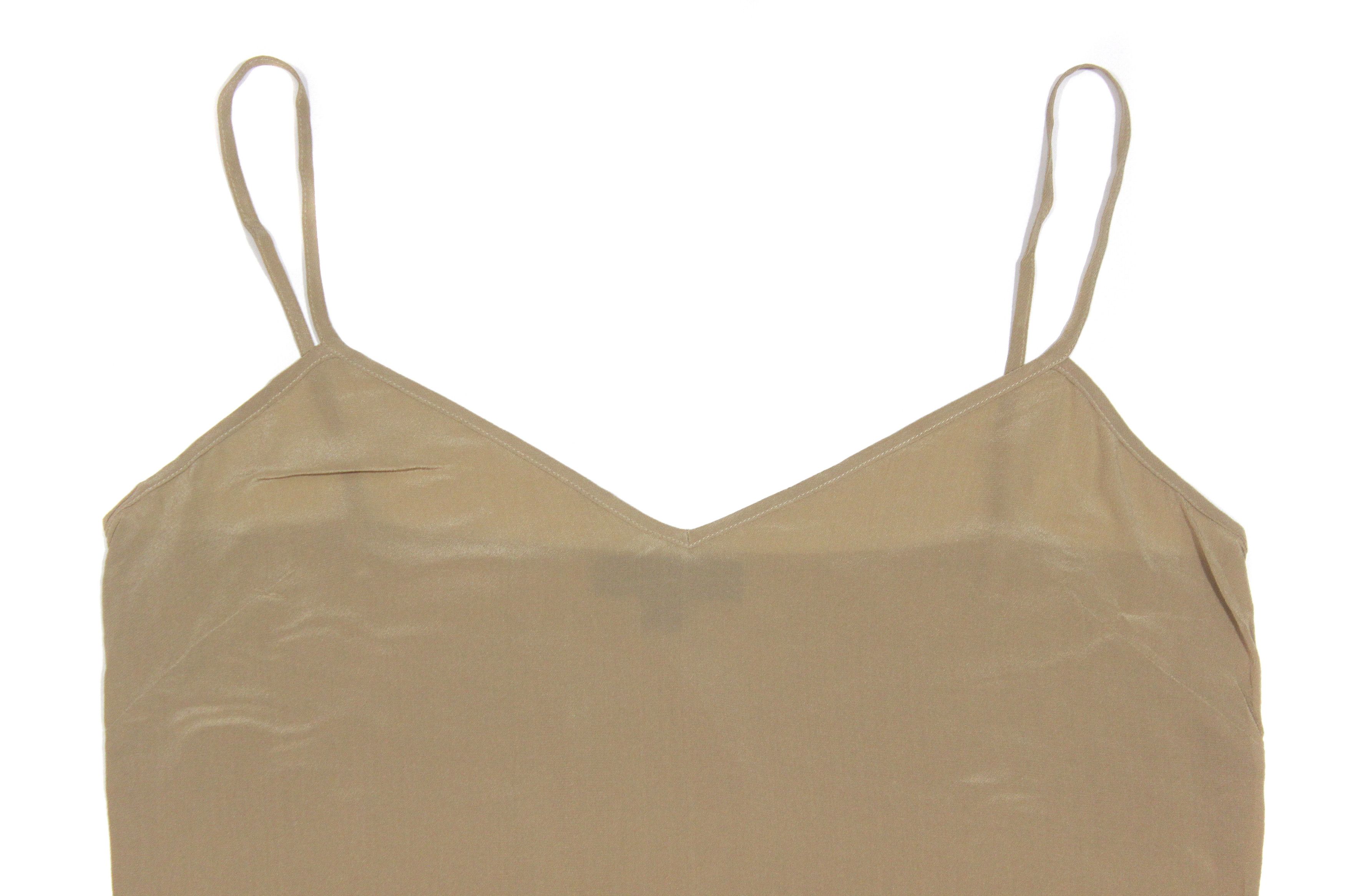 Burberry Prorsum Golden Silk Tank Top Size M / US 6-8 / IT 42-44 - 3 Thumbnail