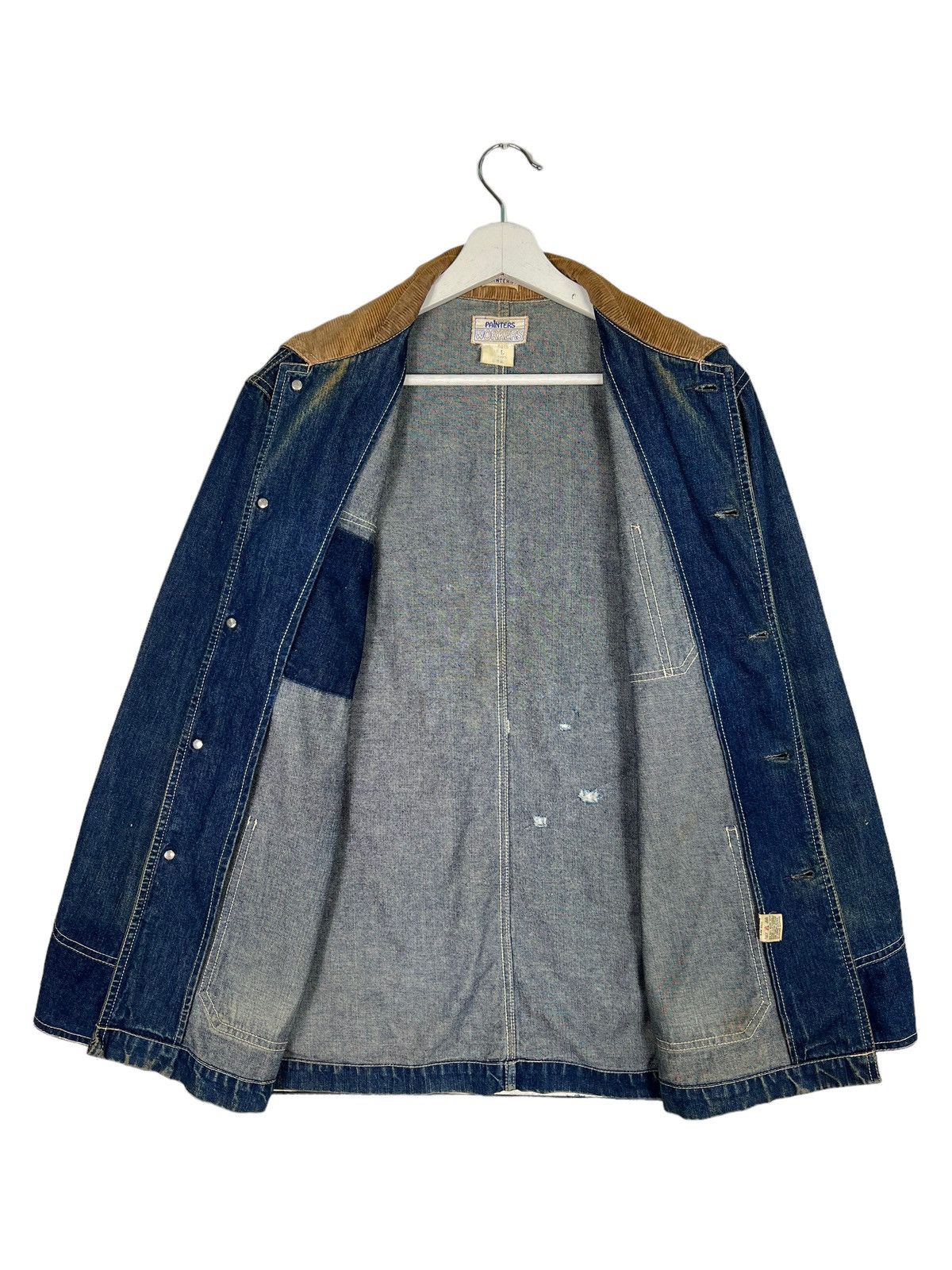 Japanese Brand 🔥 PICK VINTAGE PAINTER CHORE JACKET Size US M / EU 48-50 / 2 - 7 Thumbnail