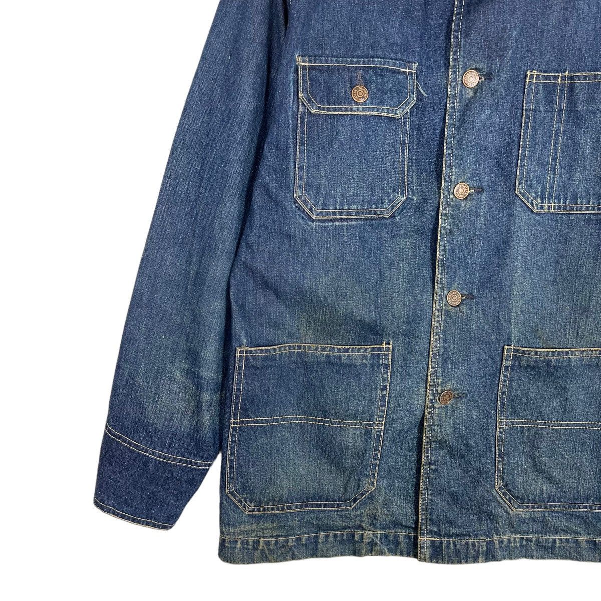 Japanese Brand 🔥 PICK VINTAGE PAINTER CHORE JACKET Size US M / EU 48-50 / 2 - 2 Thumbnail