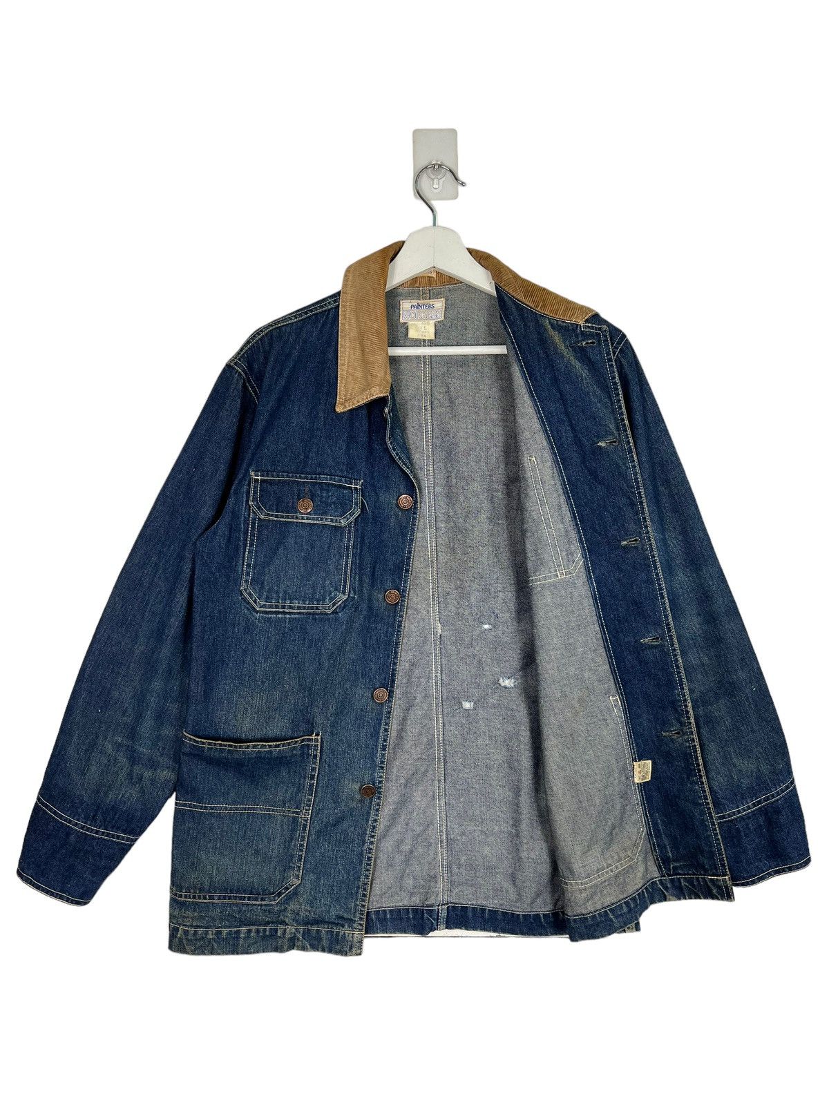 Japanese Brand 🔥 PICK VINTAGE PAINTER CHORE JACKET Size US M / EU 48-50 / 2 - 6 Thumbnail