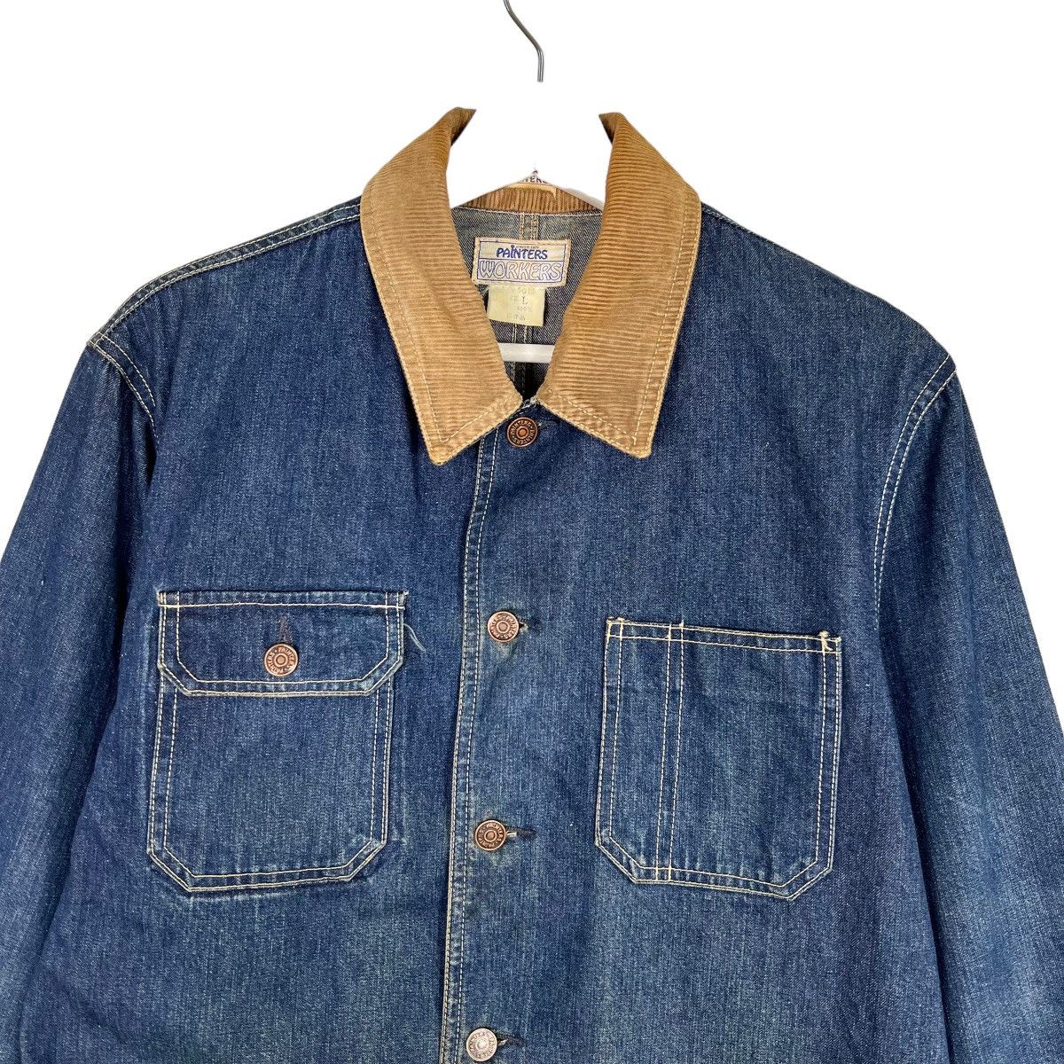 Japanese Brand 🔥 PICK VINTAGE PAINTER CHORE JACKET Size US M / EU 48-50 / 2 - 3 Thumbnail