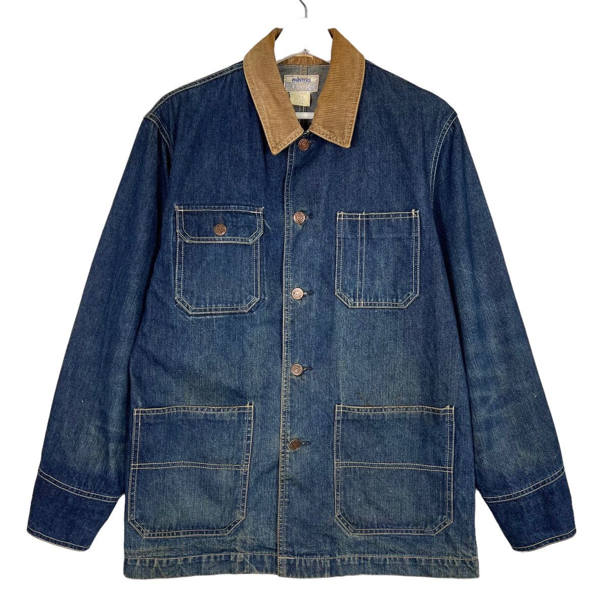 Japanese Brand 🔥 PICK VINTAGE PAINTER CHORE JACKET Size US M / EU 48-50 / 2 - 1 Thumbnail