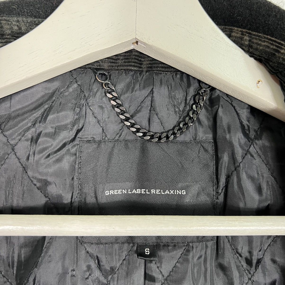 Japanese Brand 🔥 GREEN LABEL RELAXING WOOL DOUBLE COLAR RIDER MOTO JACKET Size US S / EU 44-46 / 1 - 10 Thumbnail