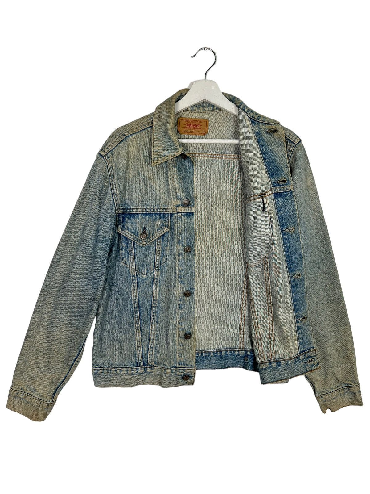 Levi's × Levi's Vintage Clothing 🔥 80s VINTAGE LEVIS TRUCKER DENIM JACKET Size US L / EU 52-54 / 3 - 6 Thumbnail
