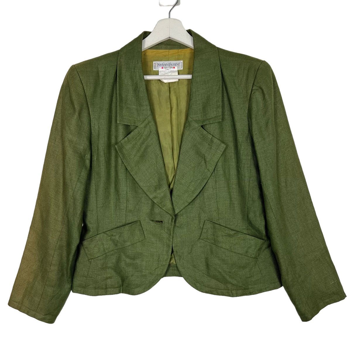 Yves Saint Laurent 🔥 90s YVES SAINT LAURENT RIVE GAUCHE FADED Size S / US 4 / IT 40 - 1 Thumbnail