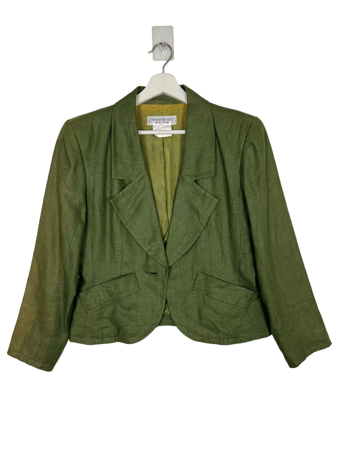 Yves Saint Laurent 🔥 90s YVES SAINT LAURENT RIVE GAUCHE FADED Size S / US 4 / IT 40 - 5 Thumbnail