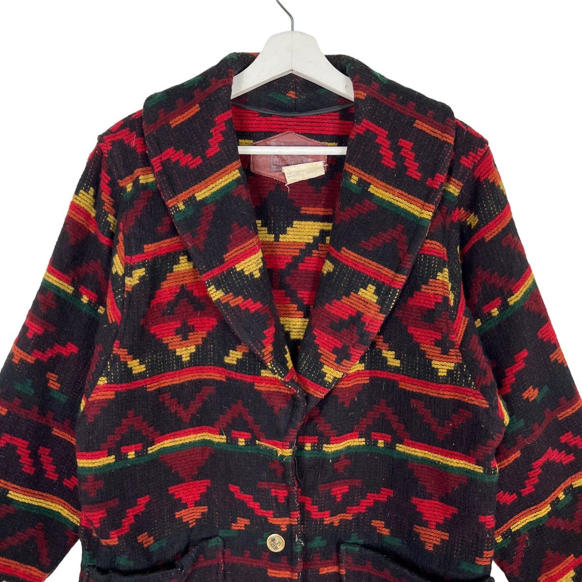 Vintage 🔥 VINTAGE 70s 80s LL BEAN WOOL NATIVE MOTIVE AZTEC NAVAJO Size US M / EU 48-50 / 2 - 3 Thumbnail