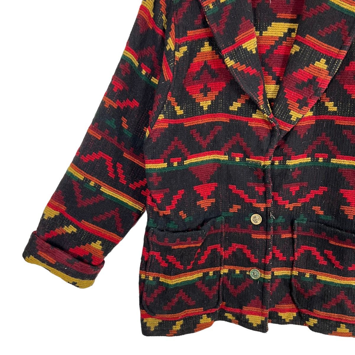 Vintage 🔥 VINTAGE 70s 80s LL BEAN WOOL NATIVE MOTIVE AZTEC NAVAJO Size US M / EU 48-50 / 2 - 2 Thumbnail
