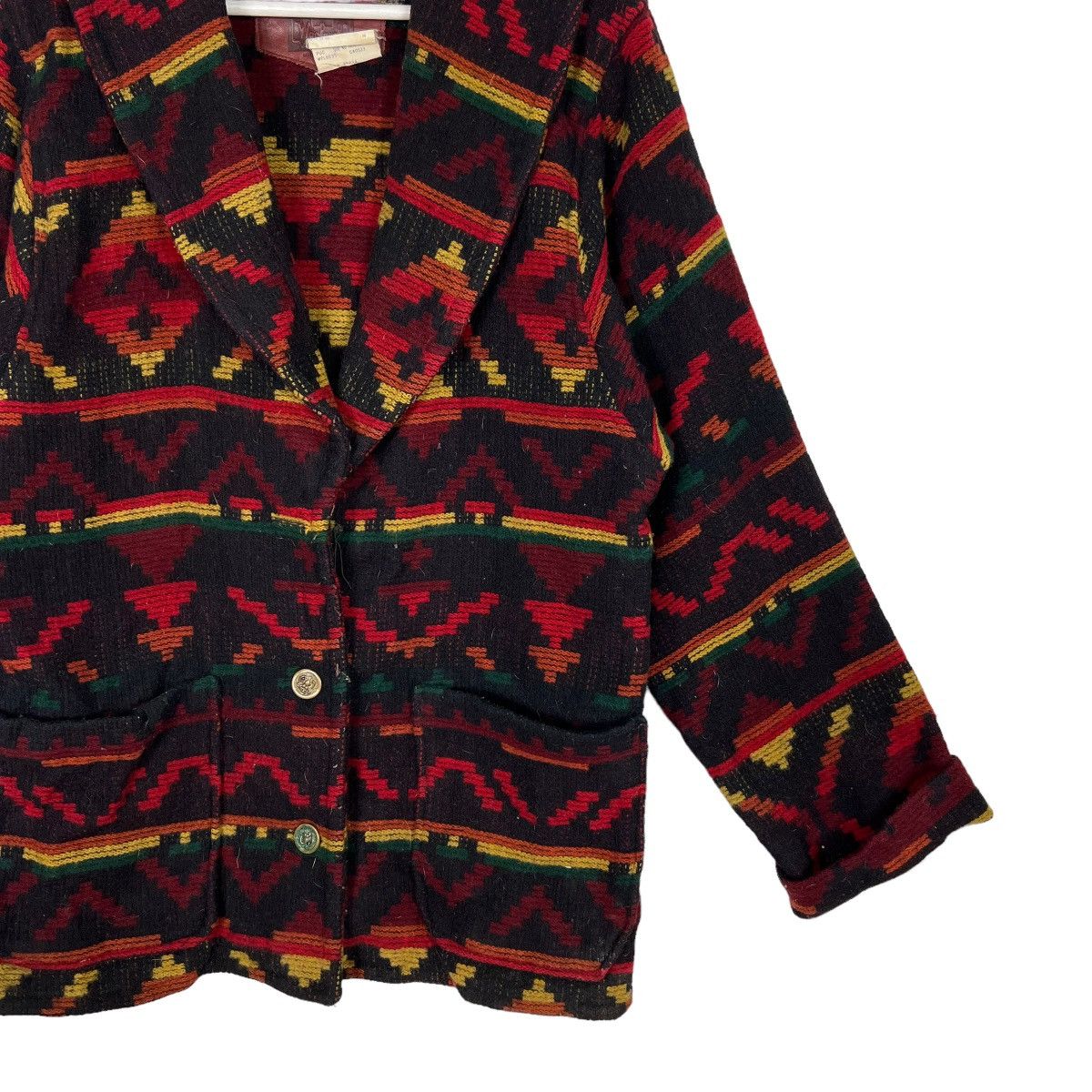 Vintage 🔥 VINTAGE 70s 80s LL BEAN WOOL NATIVE MOTIVE AZTEC NAVAJO Size US M / EU 48-50 / 2 - 4 Thumbnail
