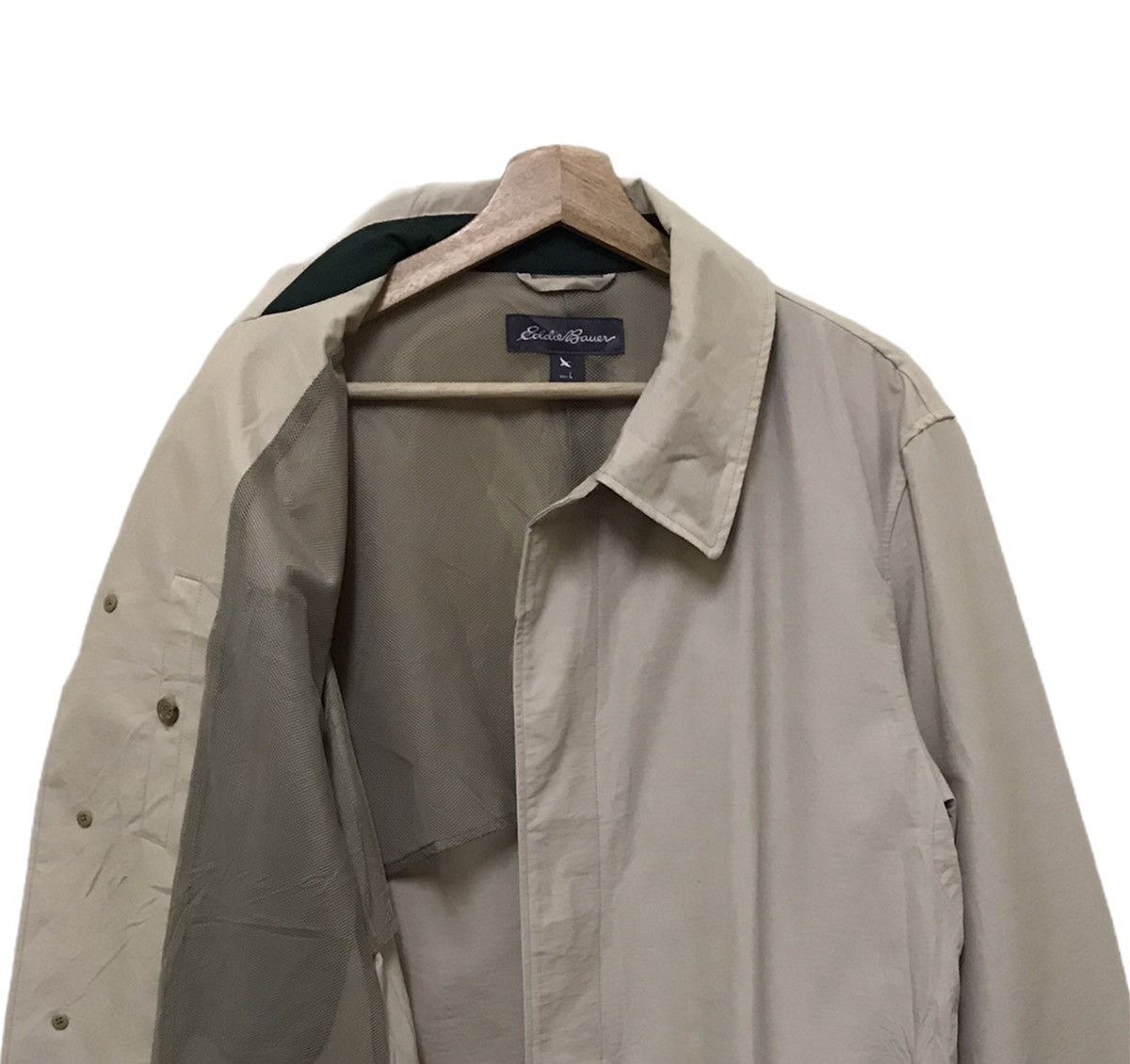 Other Eddie Bauer Cream Trench Coat Jacket Size US L / EU 52-54 / 3 - 5 Thumbnail