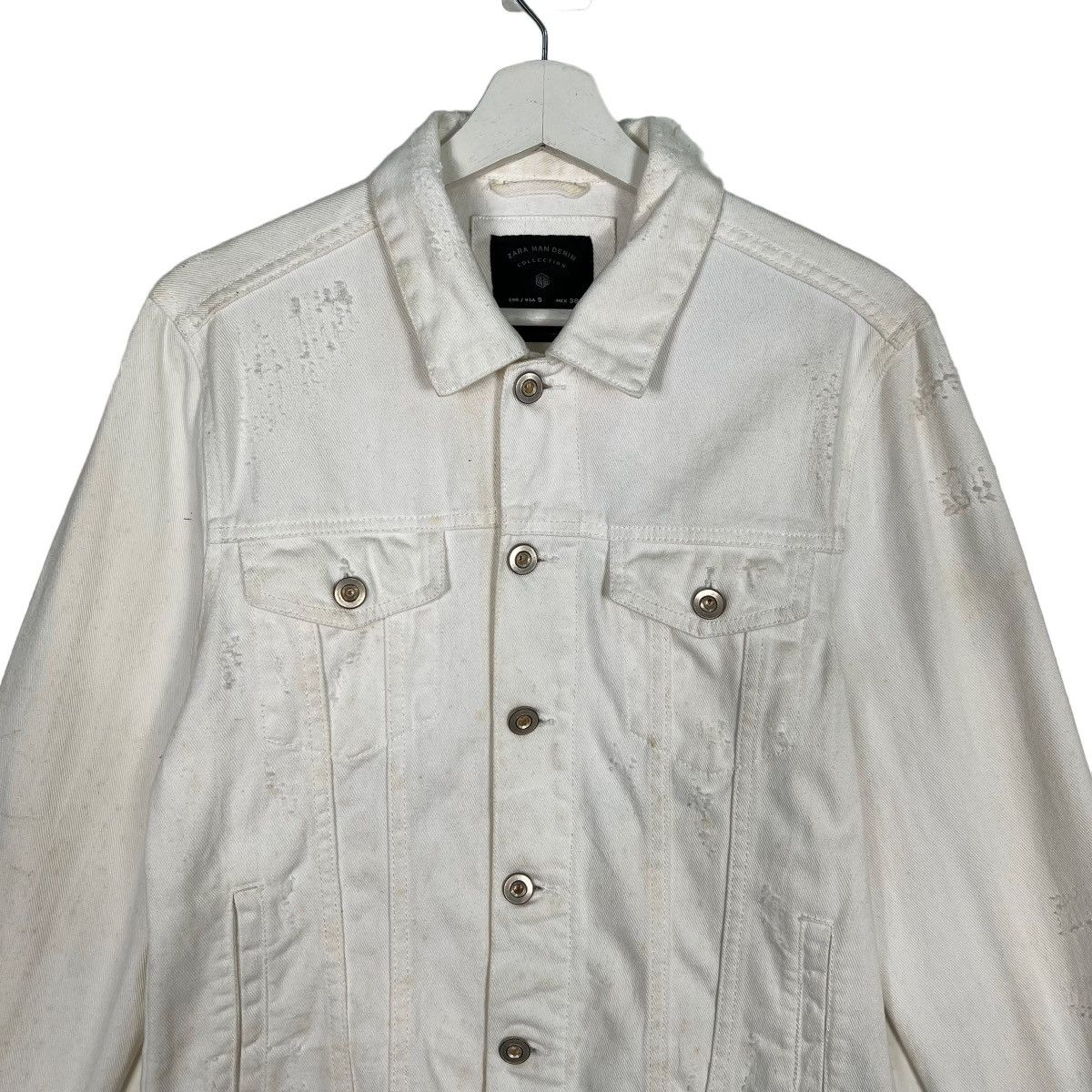 Zara 🔥 ZARA MAN DENIM TRUCKER JACKET Size US S / EU 44-46 / 1 - 3 Thumbnail