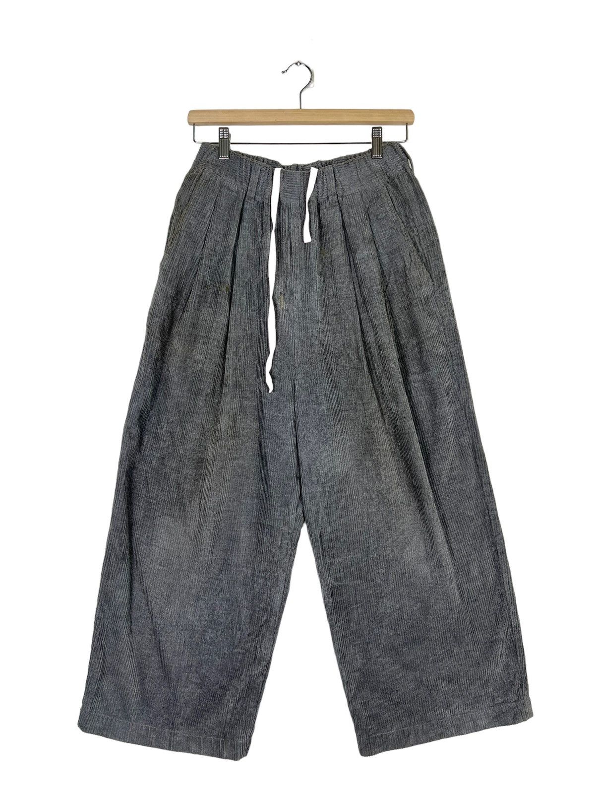 Japanese Brand 🔥 TRAVA MANUEL CORDUROY BAGGY TROUSER PANT MADE IN JAPAN Size US 30 / EU 46 - 2 Thumbnail