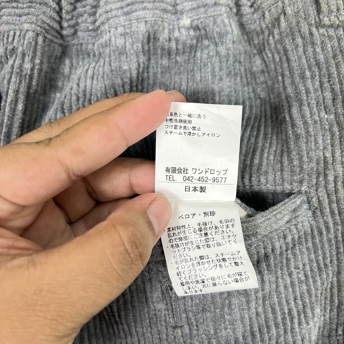Japanese Brand 🔥 TRAVA MANUEL CORDUROY BAGGY TROUSER PANT MADE IN JAPAN Size US 30 / EU 46 - 10 Thumbnail