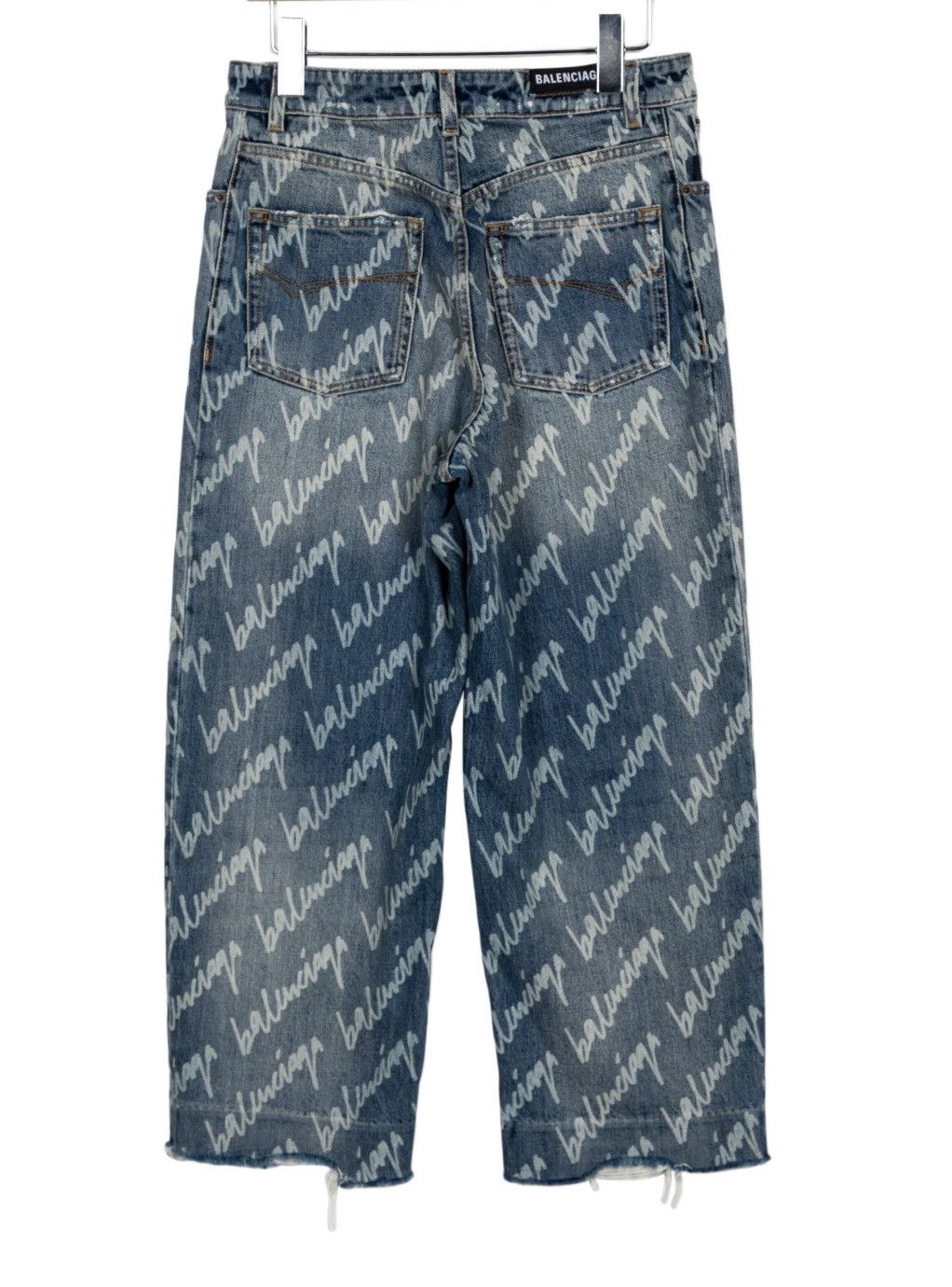 Balenciaga Balenciaga SS22 Wide Script Baggy Denim Jeans Size US 28 / EU 44 - 5 Thumbnail