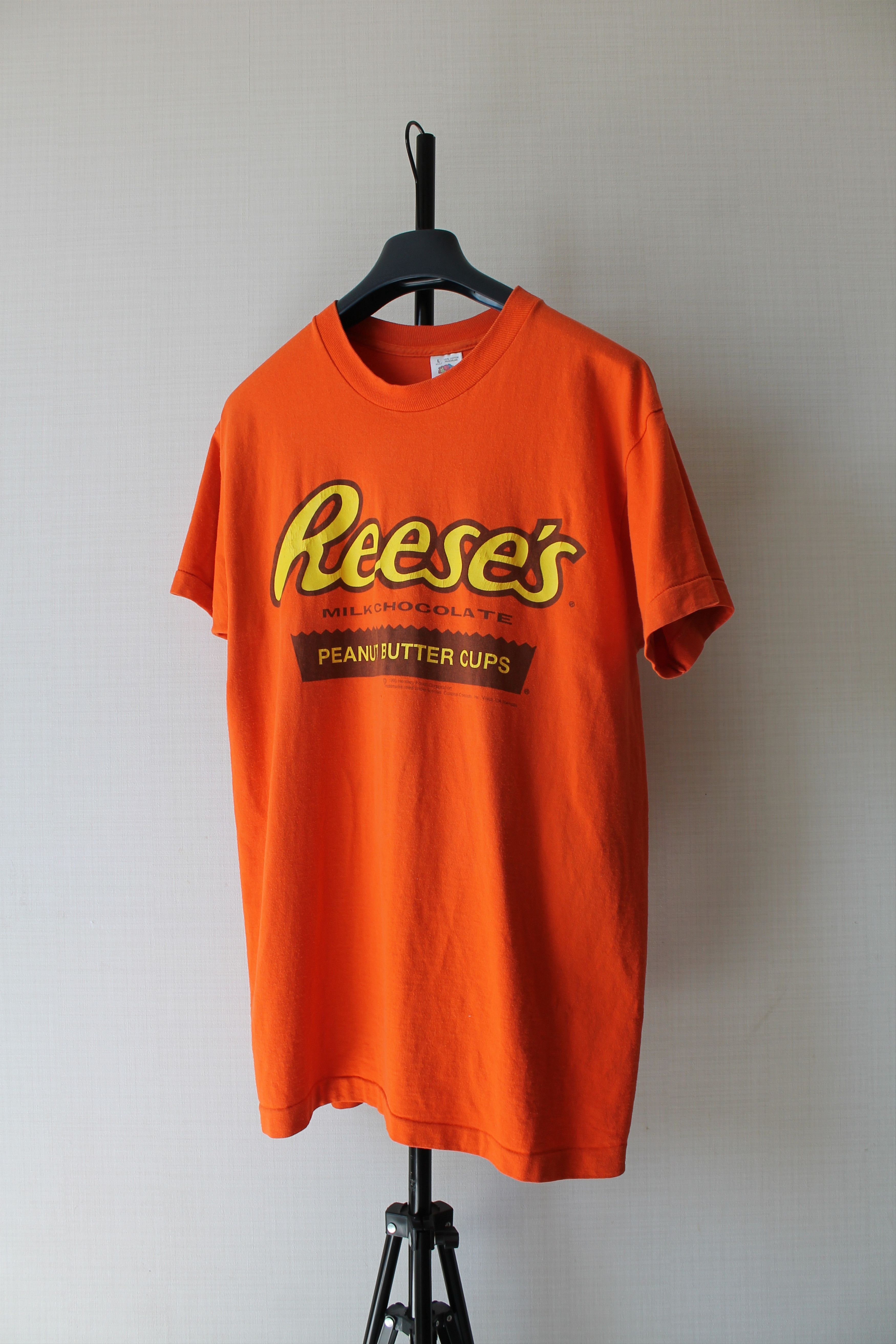 Vintage 1995 RARE! Vintage T Shirt Reese's orange Hershey Foods Size US L / EU 52-54 / 3 - 1 Thumbnail