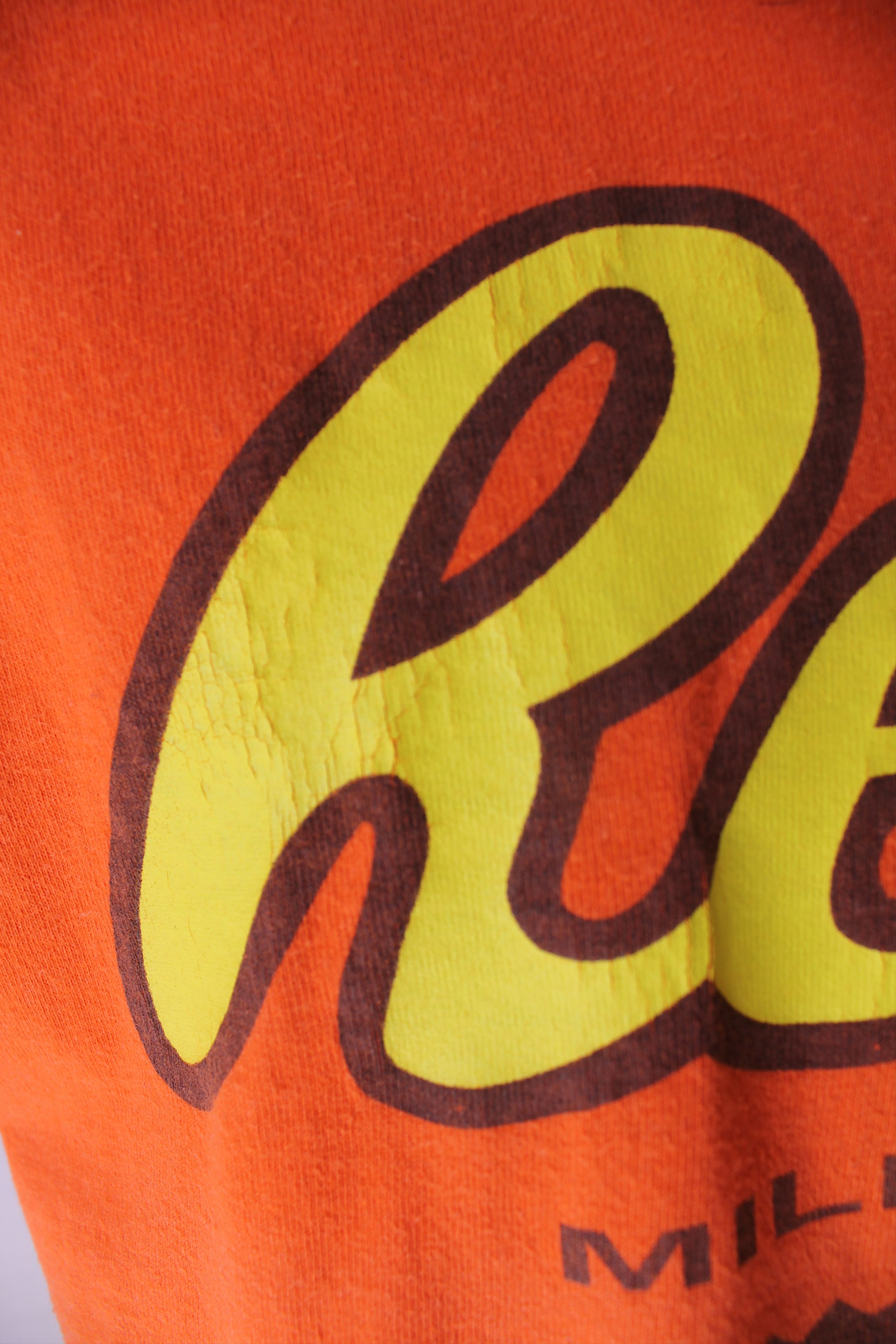 Vintage 1995 RARE! Vintage T Shirt Reese's orange Hershey Foods Size US L / EU 52-54 / 3 - 8 Thumbnail