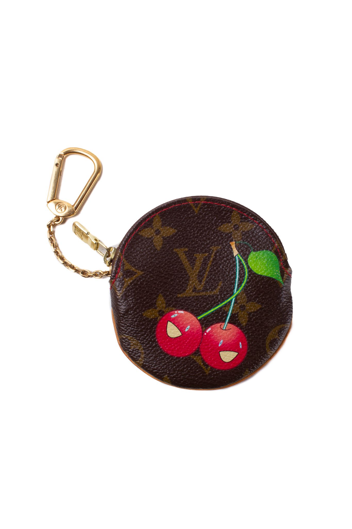 Louis Vuitton Takashi Murakami Cherry Blossom Key Chain Coin